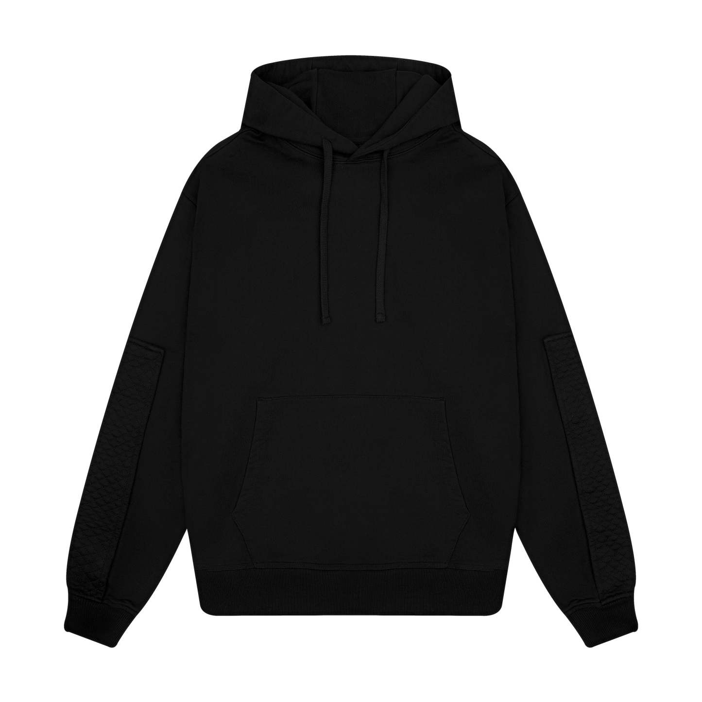 "sashiko" Hoodie black-Fineriform