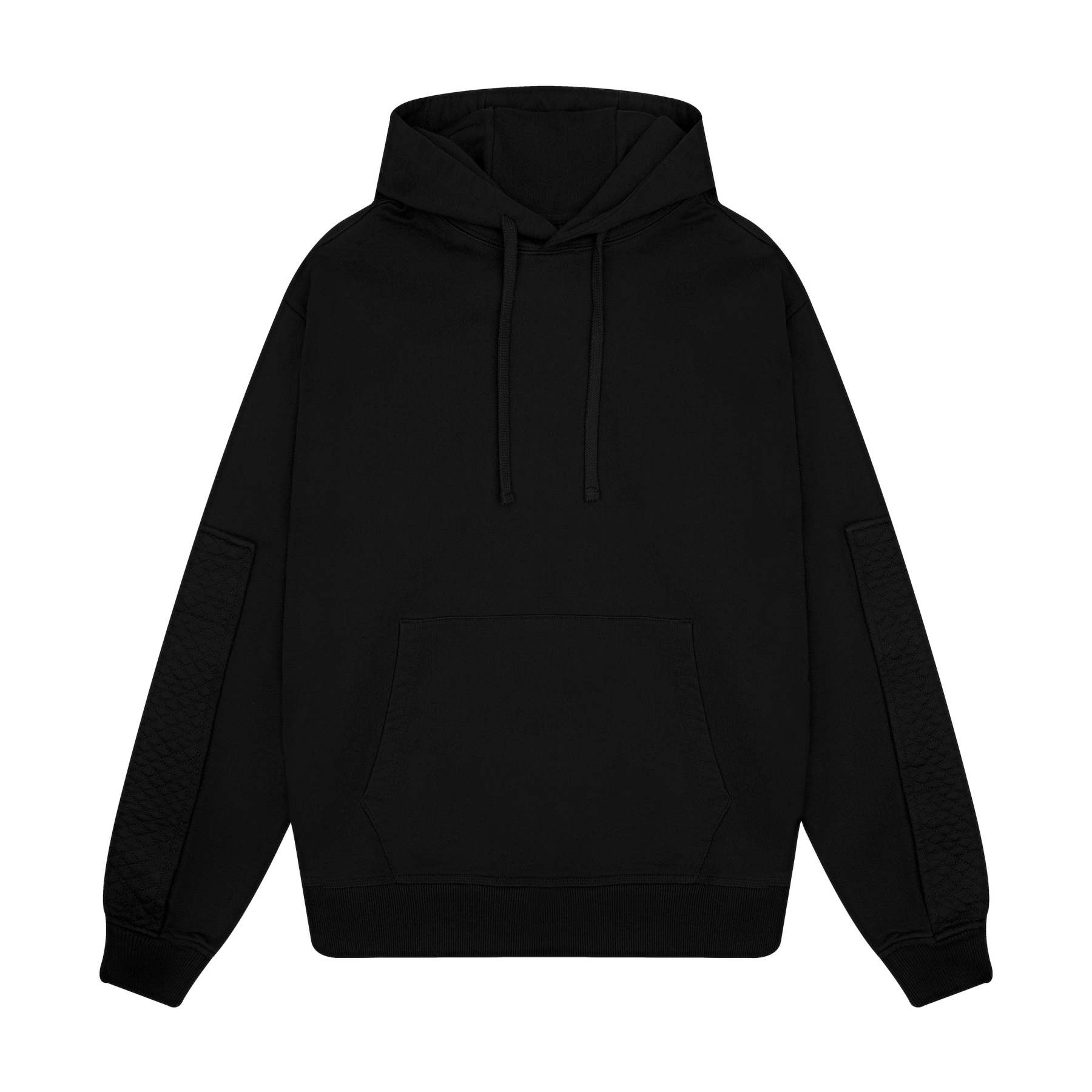 "sashiko" Hoodie black-Fineriform