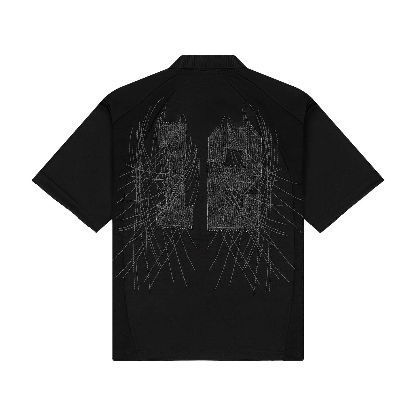 "sashiko v2" Jersey black-Fineriform