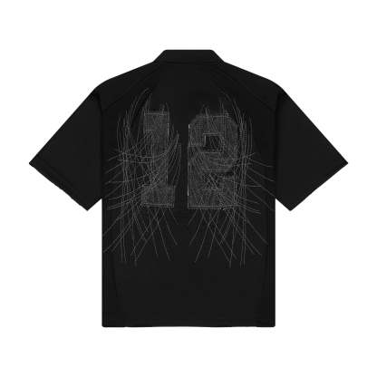 "sashiko v2" Jersey black-Fineriform