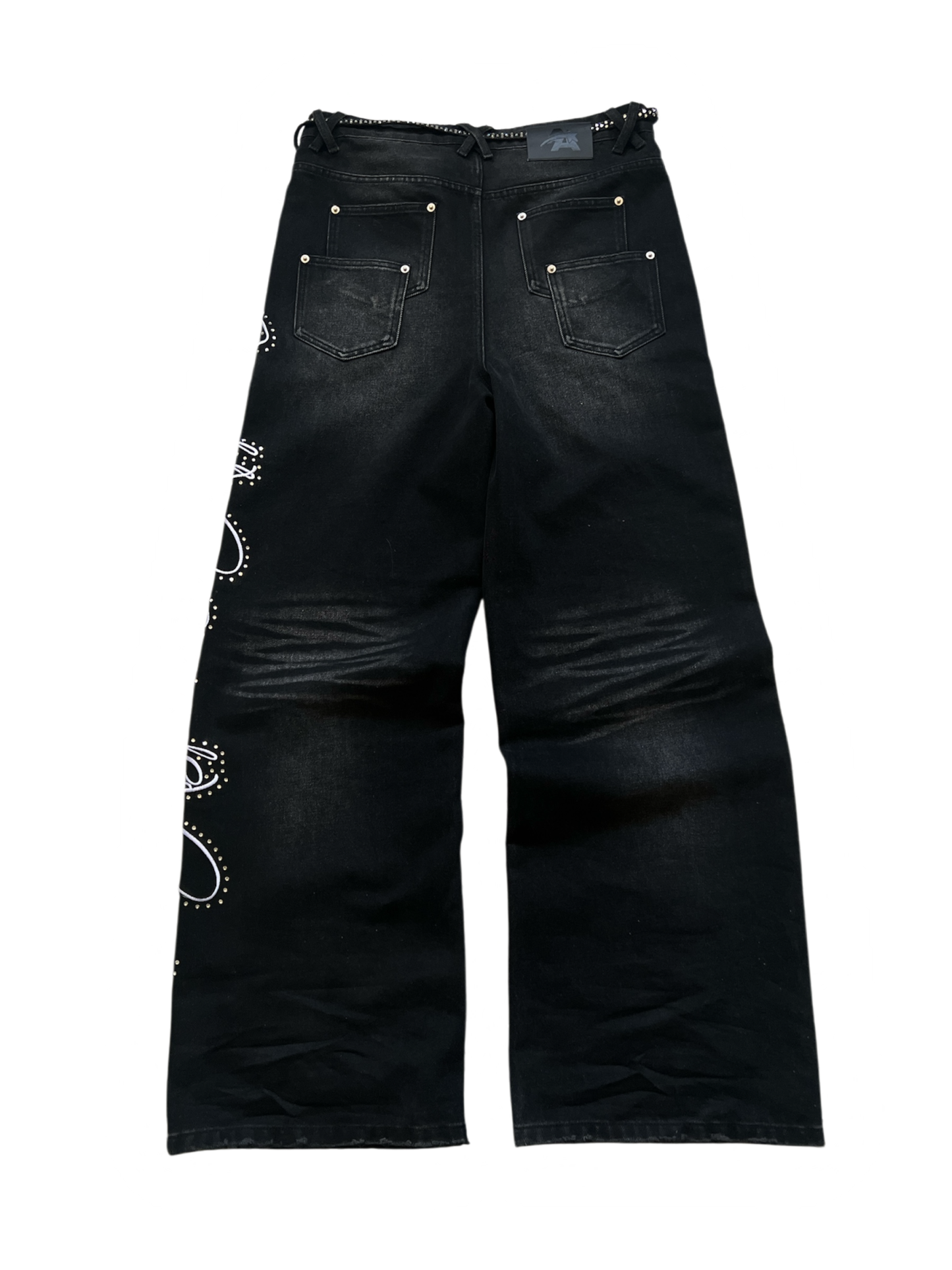 DOUBLE DENIM JEANS-Fineriform
