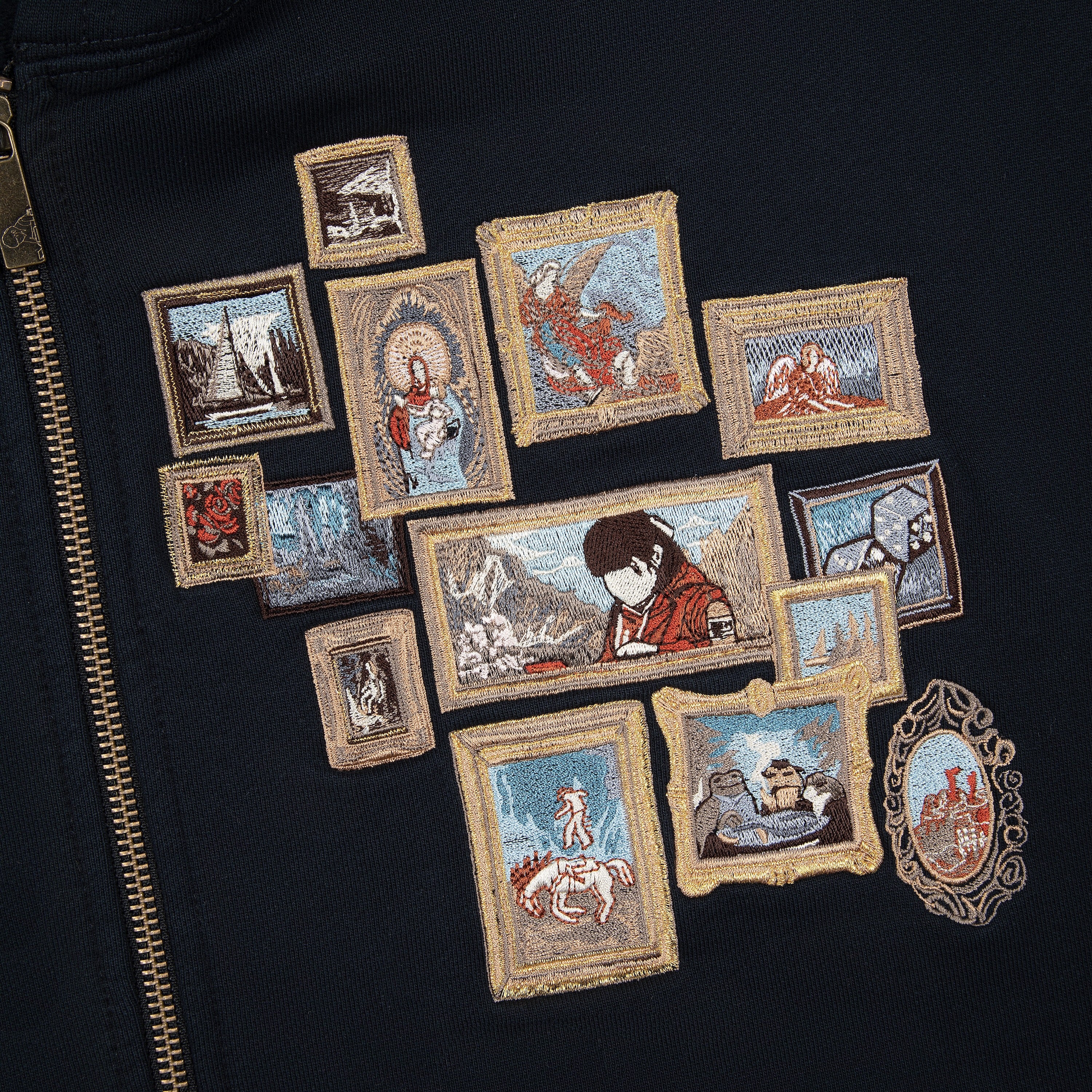 "gallery" Zip Up-Fineriform