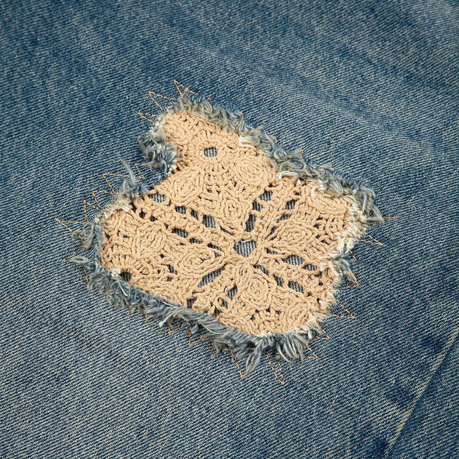 "lotus" Jorts indigo-Fineriform