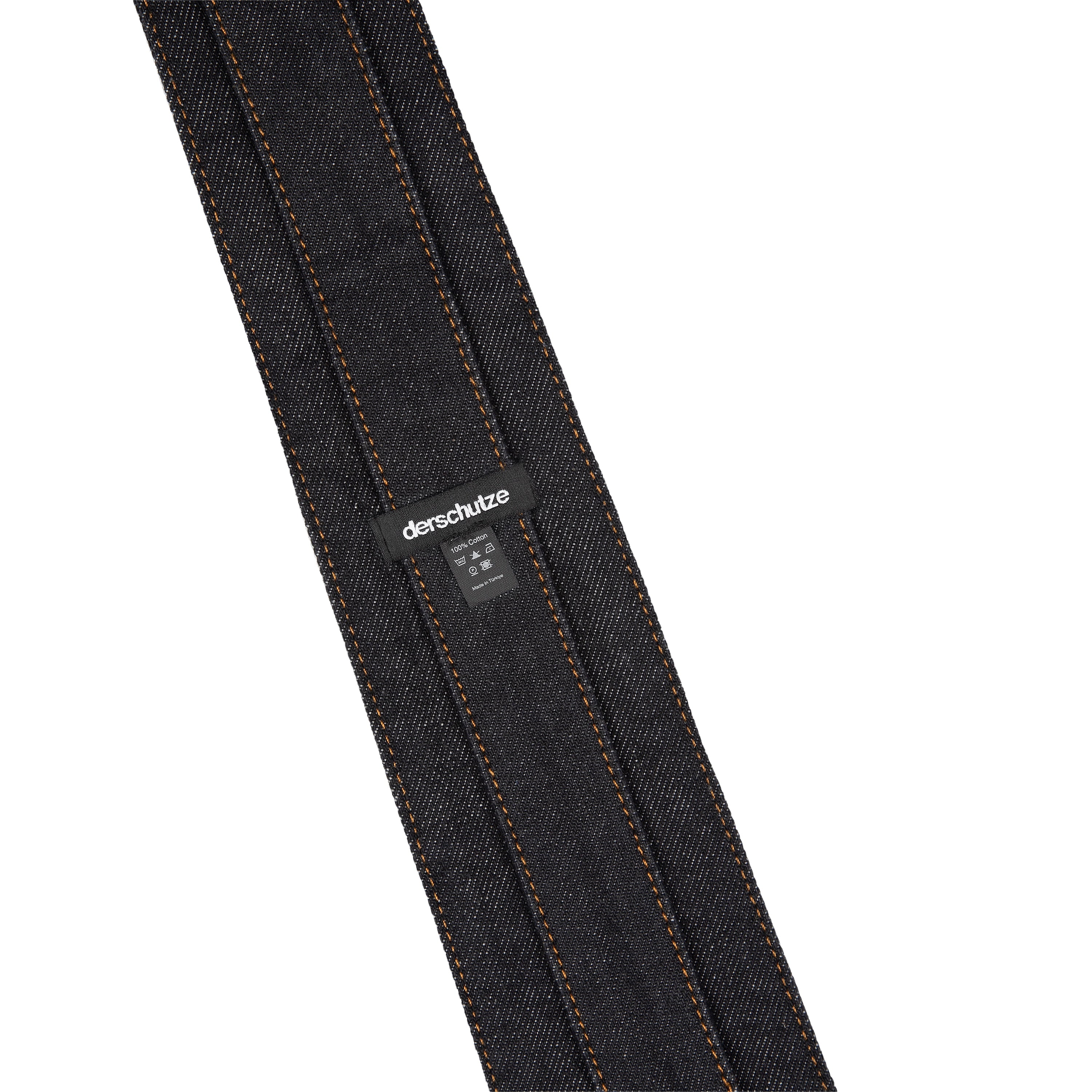 "yakuza" raw black denim tie-Fineriform