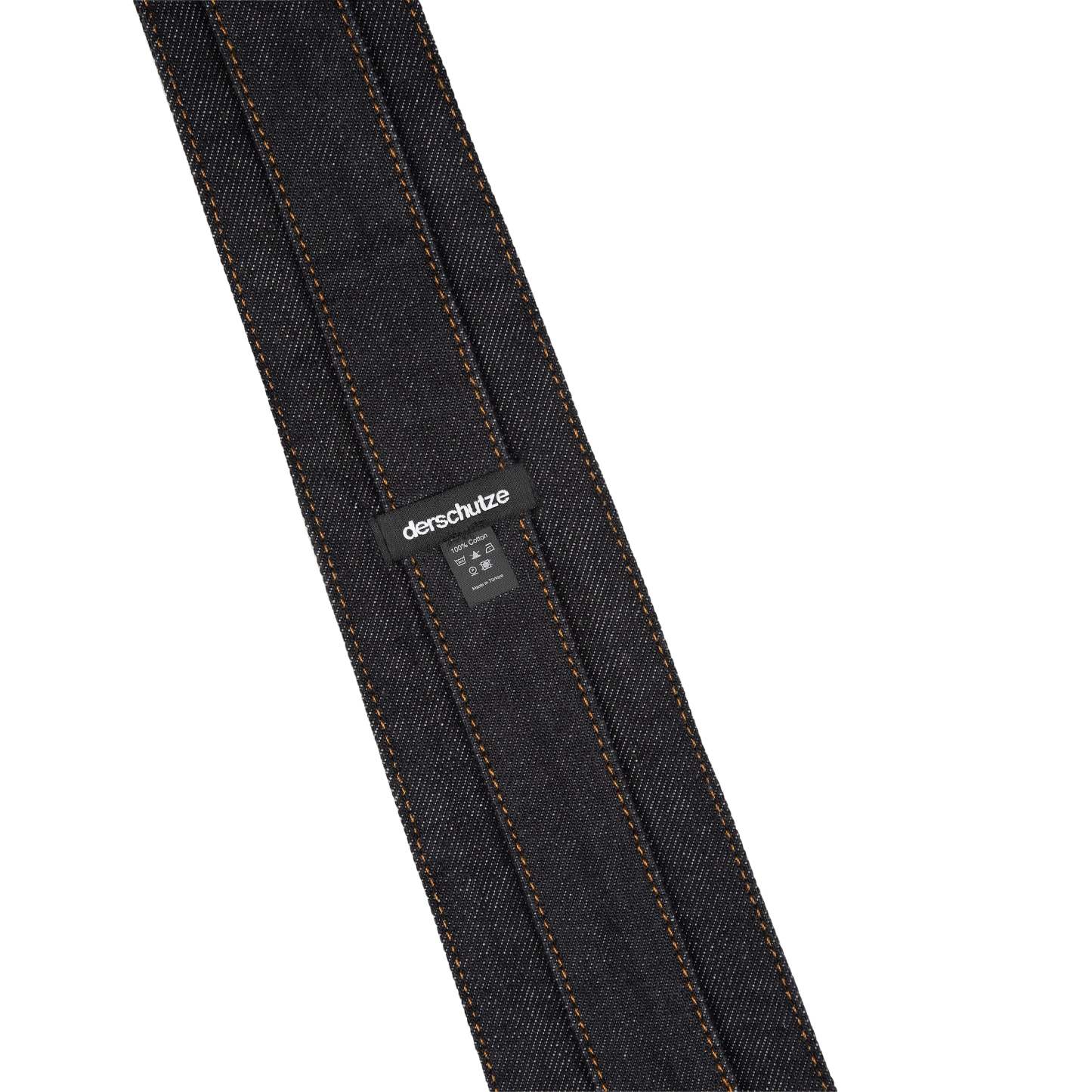 "yakuza" raw black denim tie-Fineriform