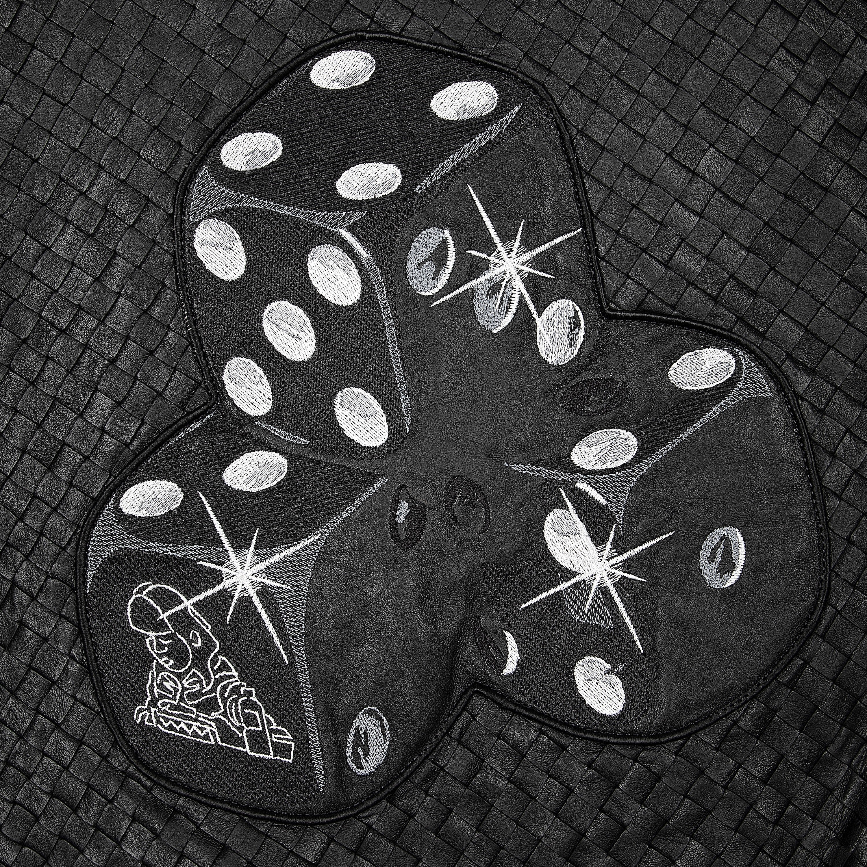 "dice" Leather Jacket-Fineriform