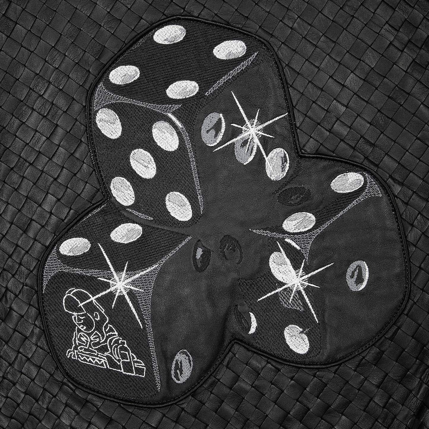 "dice" Leather Jacket-Fineriform