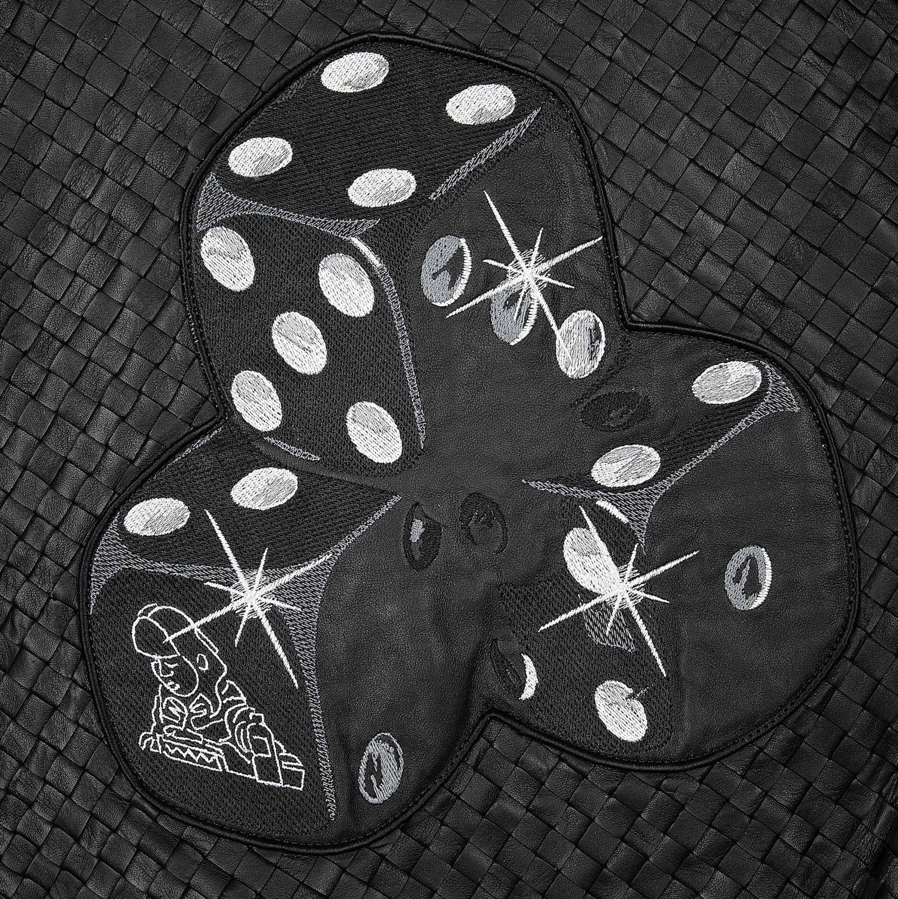 "dice" Leather Jacket-Fineriform