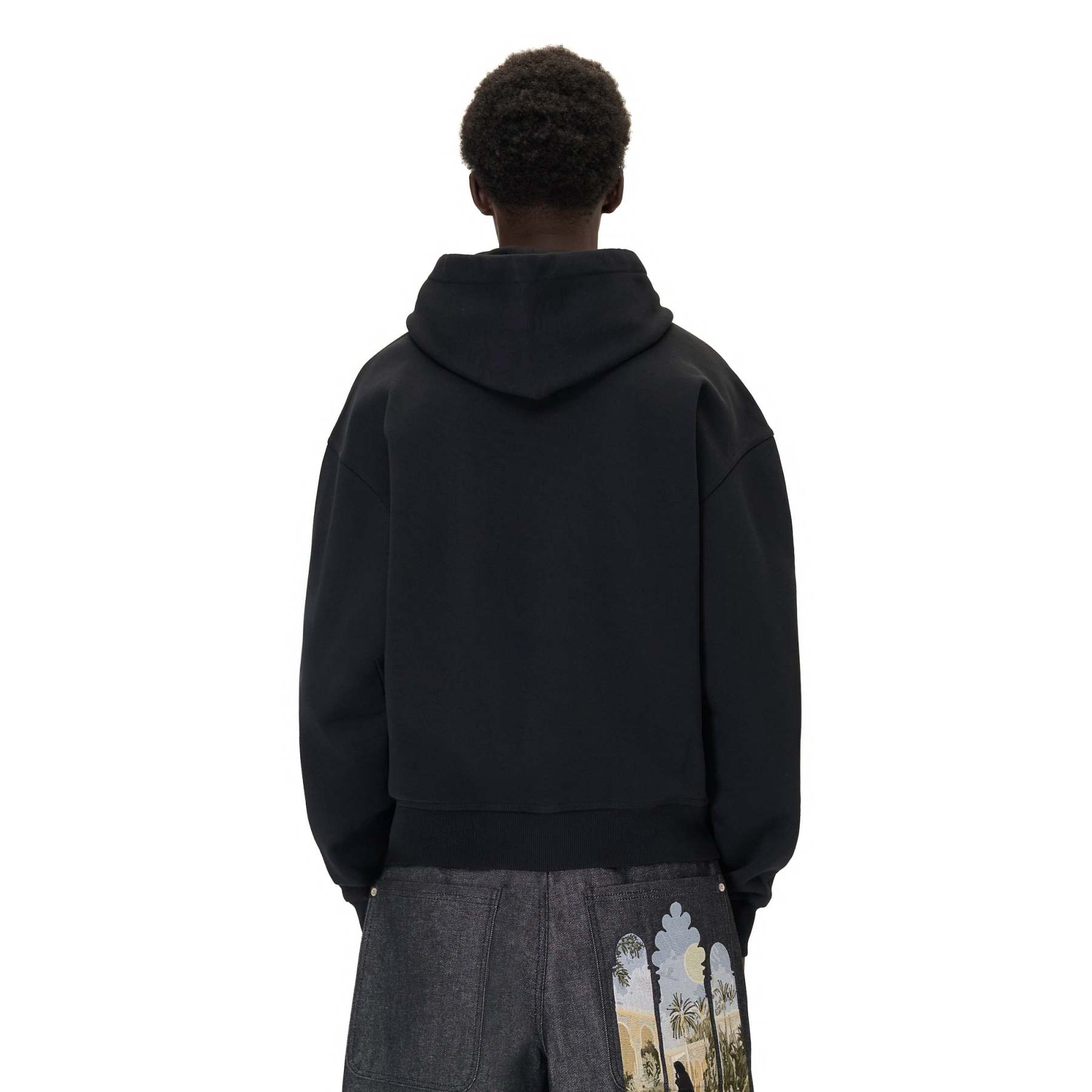 "aziza" Hoodie black-Fineriform