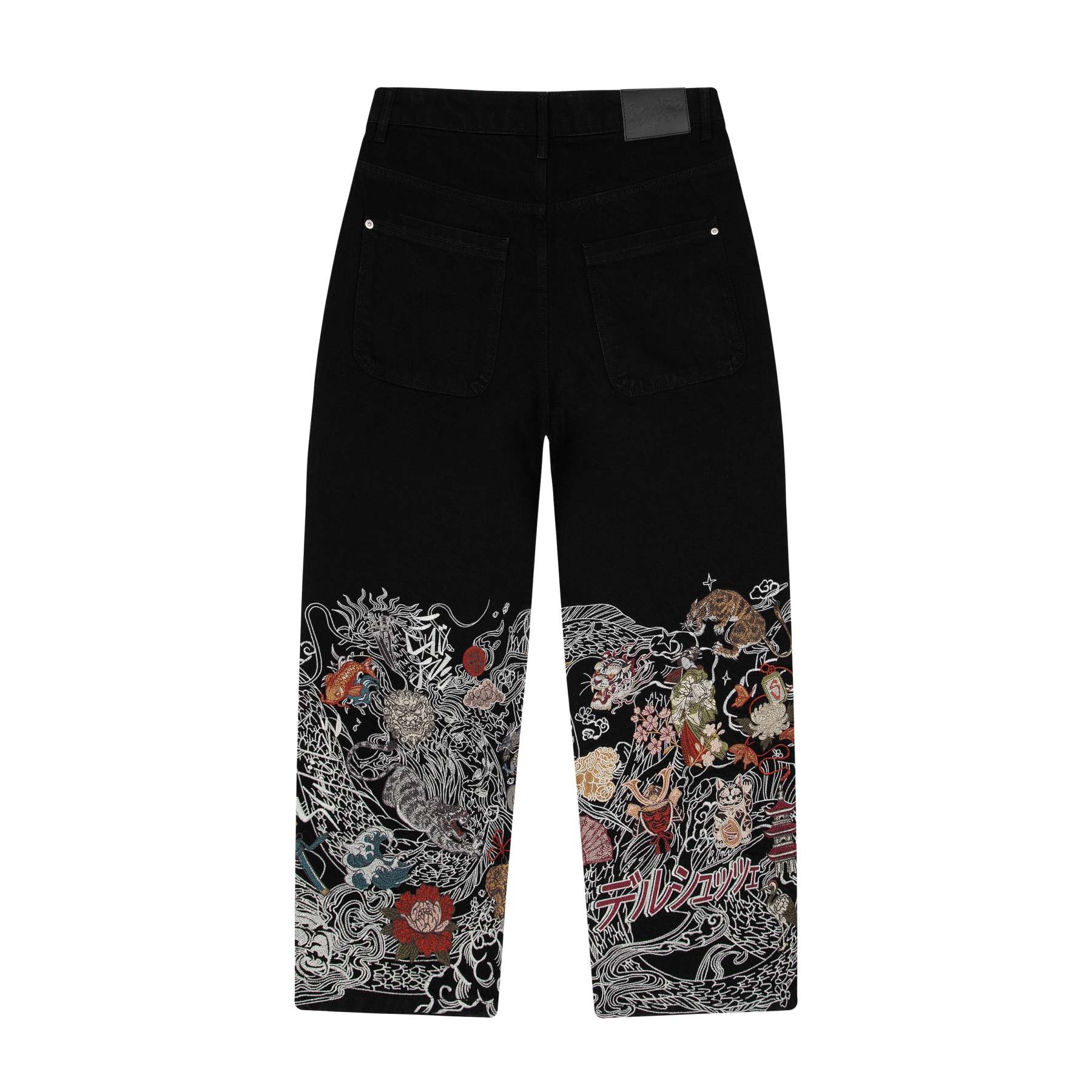 "yakuza" Denim black 02-Fineriform