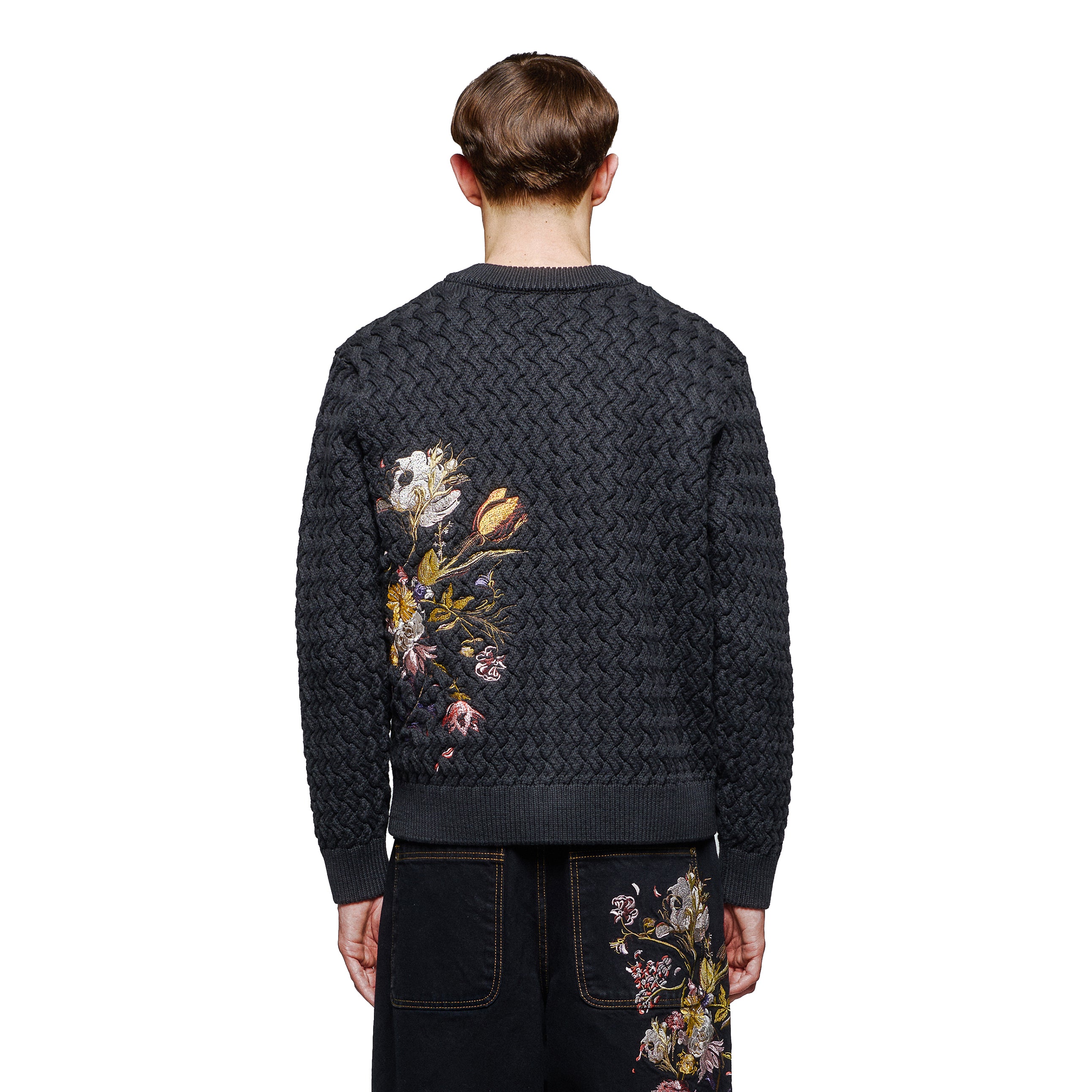 "garden of eden" Cardigan anthracite-Fineriform