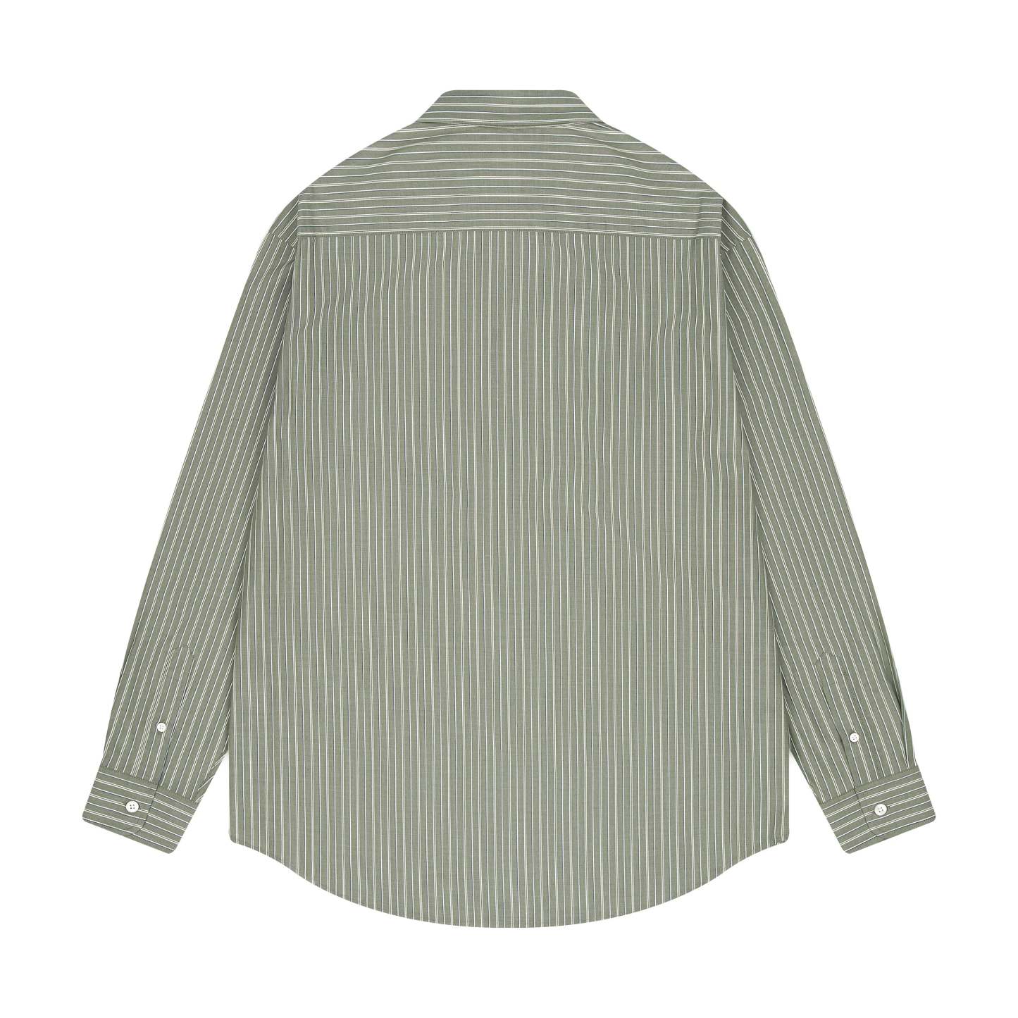 "garden of eden" green-white striped Shirt-Fineriform