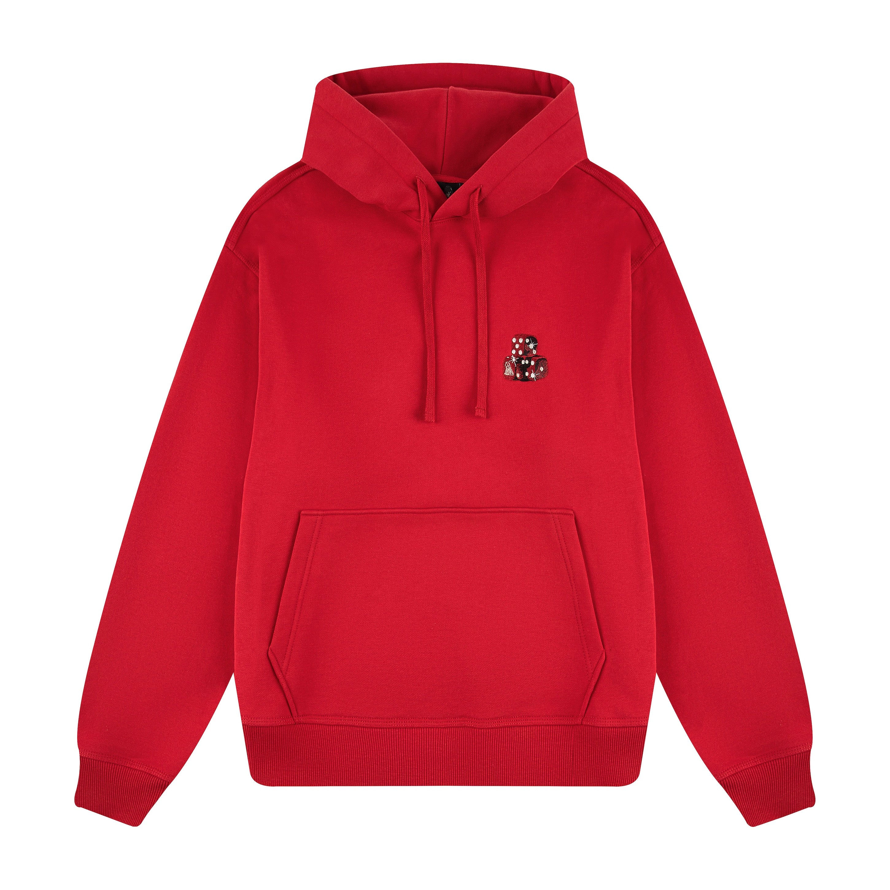"dice" Hoodie red-Fineriform
