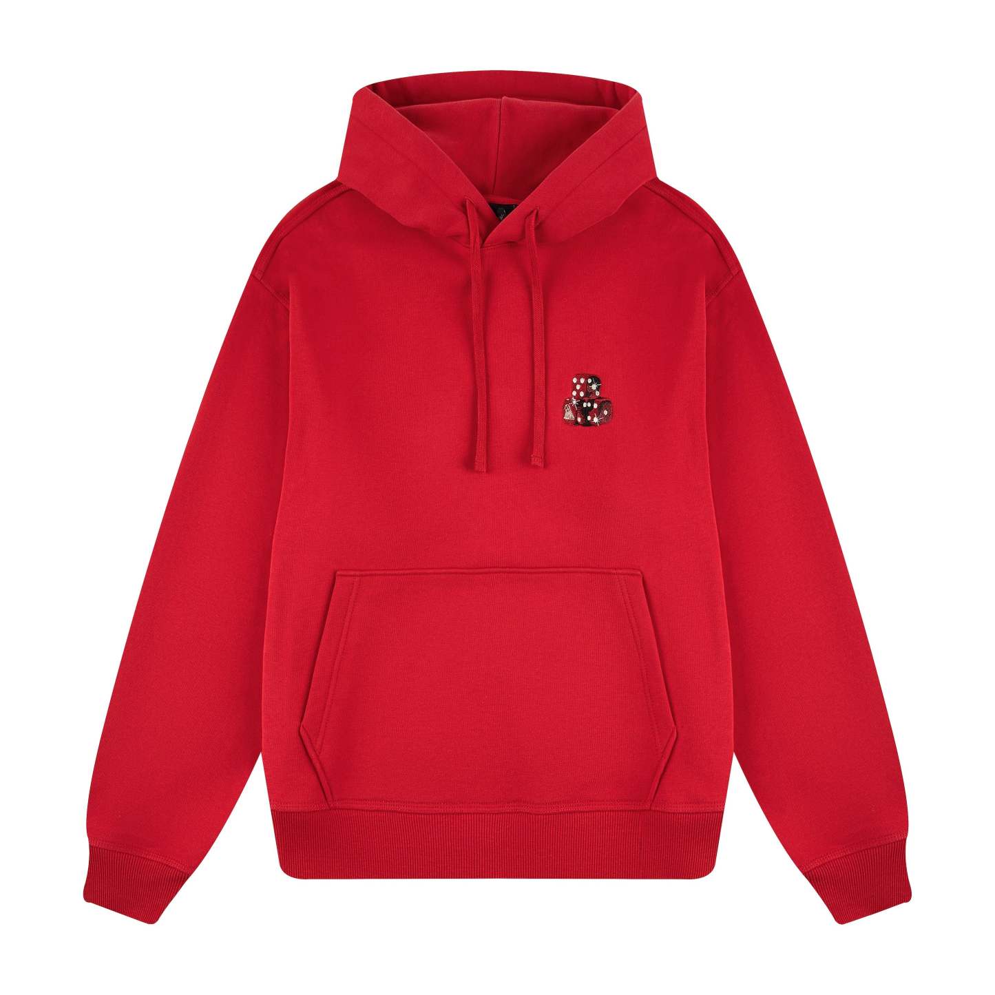 "dice" Hoodie red-Fineriform
