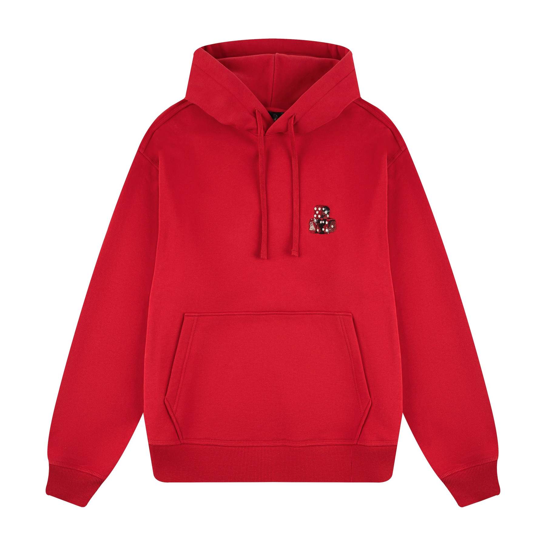 "dice" Hoodie red-Fineriform