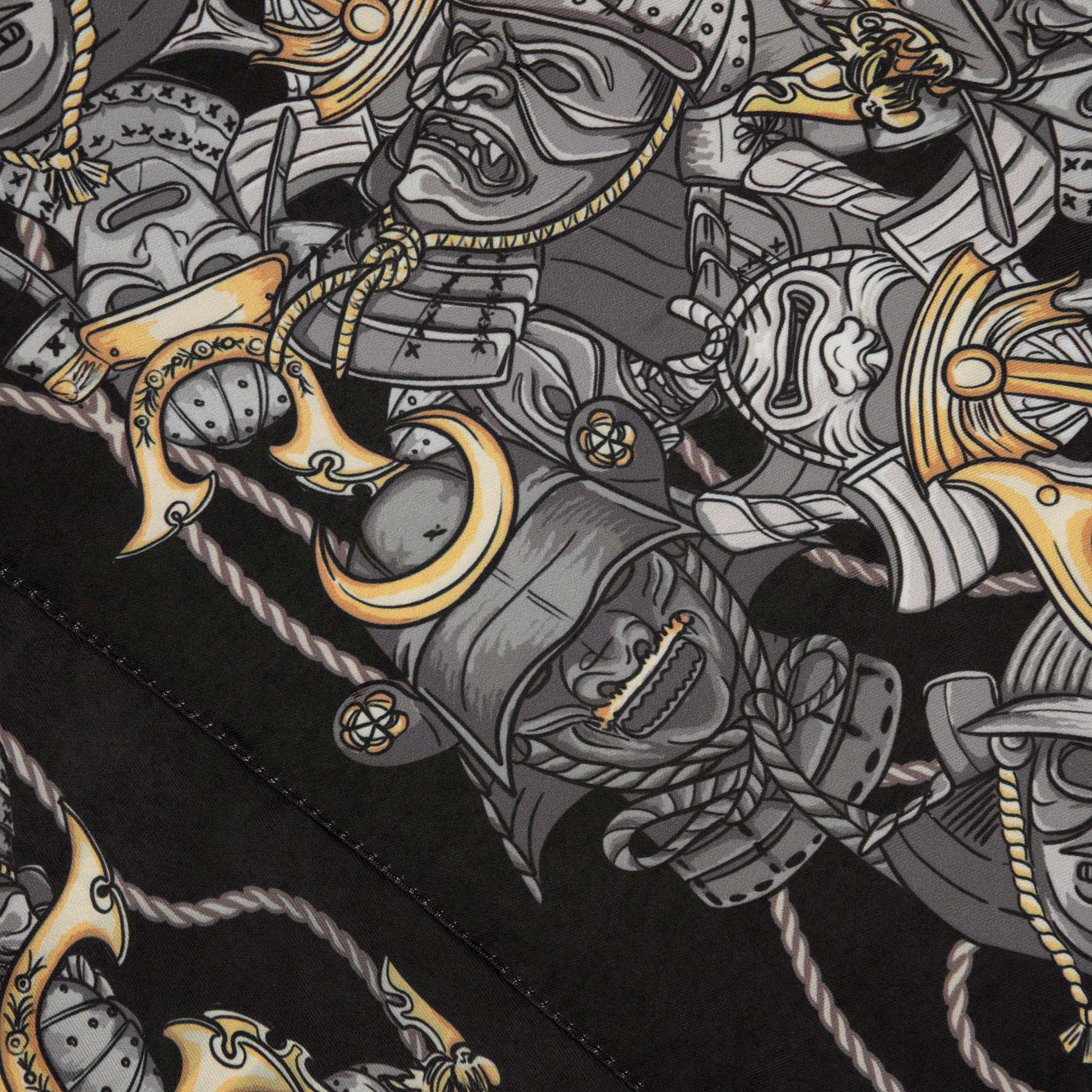 "yakuza"scarf black-Fineriform