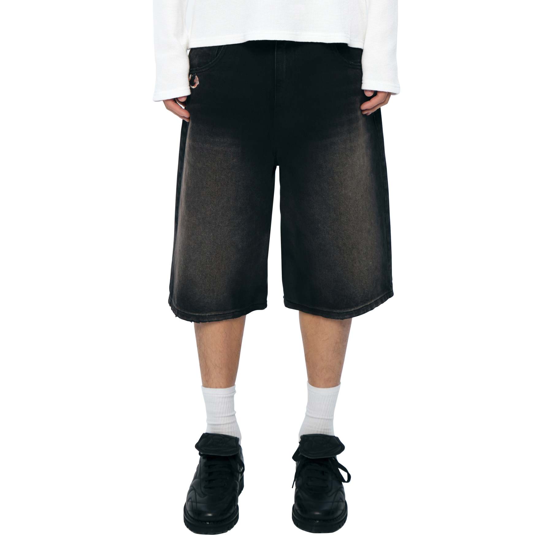 "koi fish v2" Jorts black-Fineriform