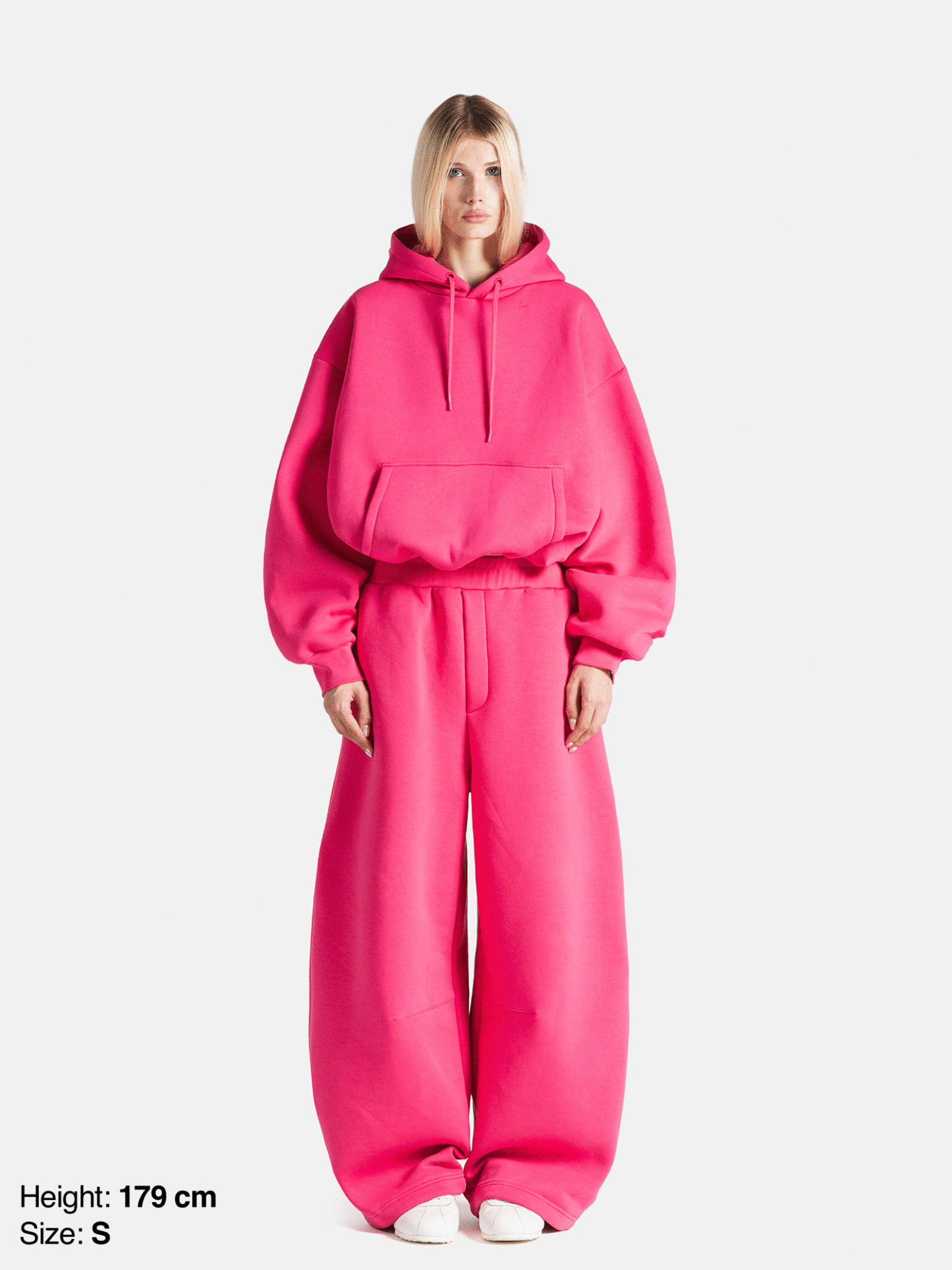 BUBBLE HOODIE - HOT PINK-Fineriform