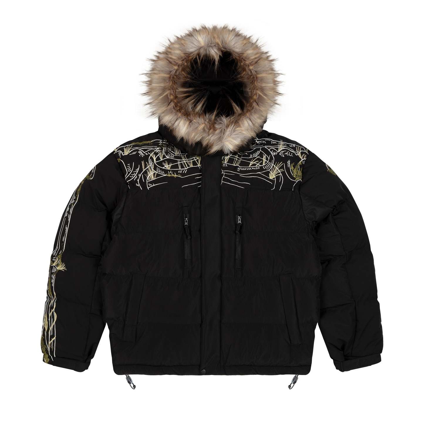 "void" Puffer black-Fineriform