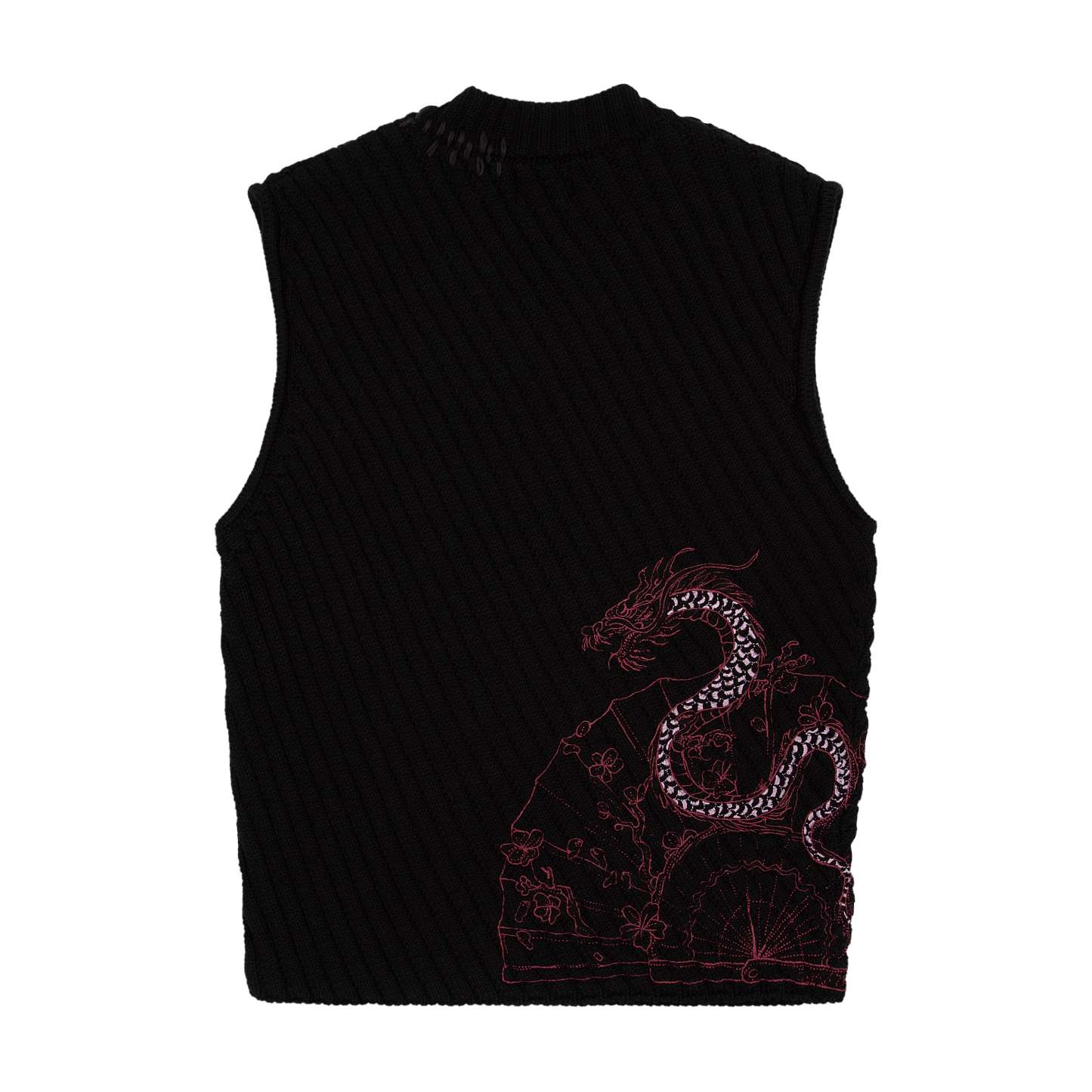 "yakuza" Knit vest-Fineriform