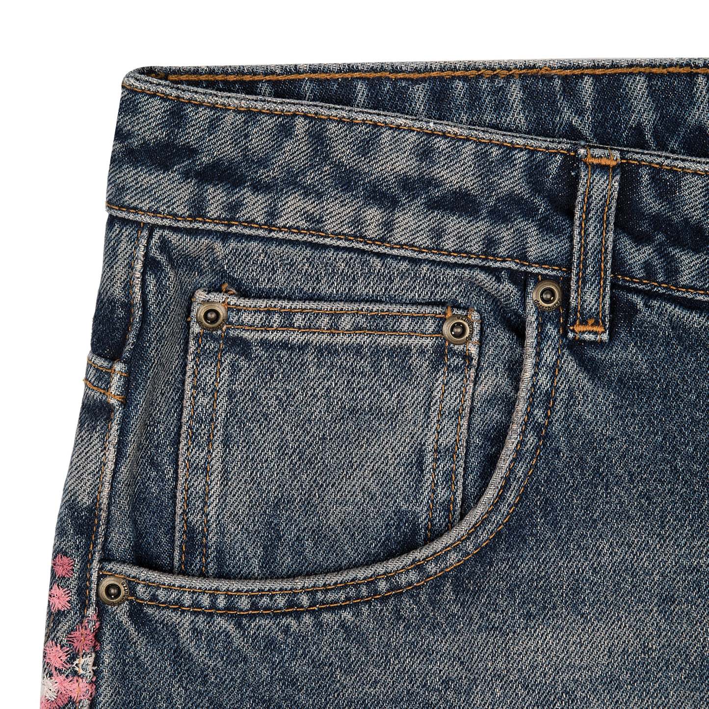 "blossom v2" patchwork washed Denim-Fineriform