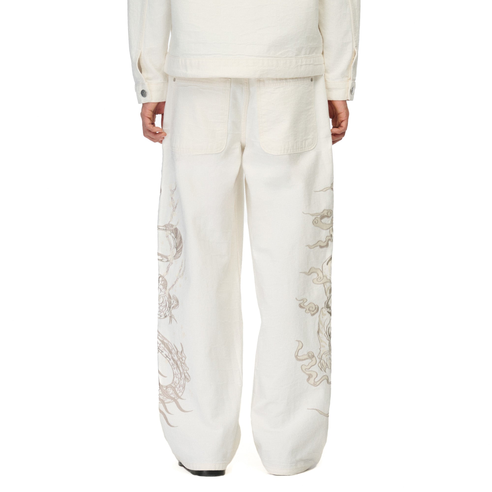 "yakuza" Denim off white-Fineriform