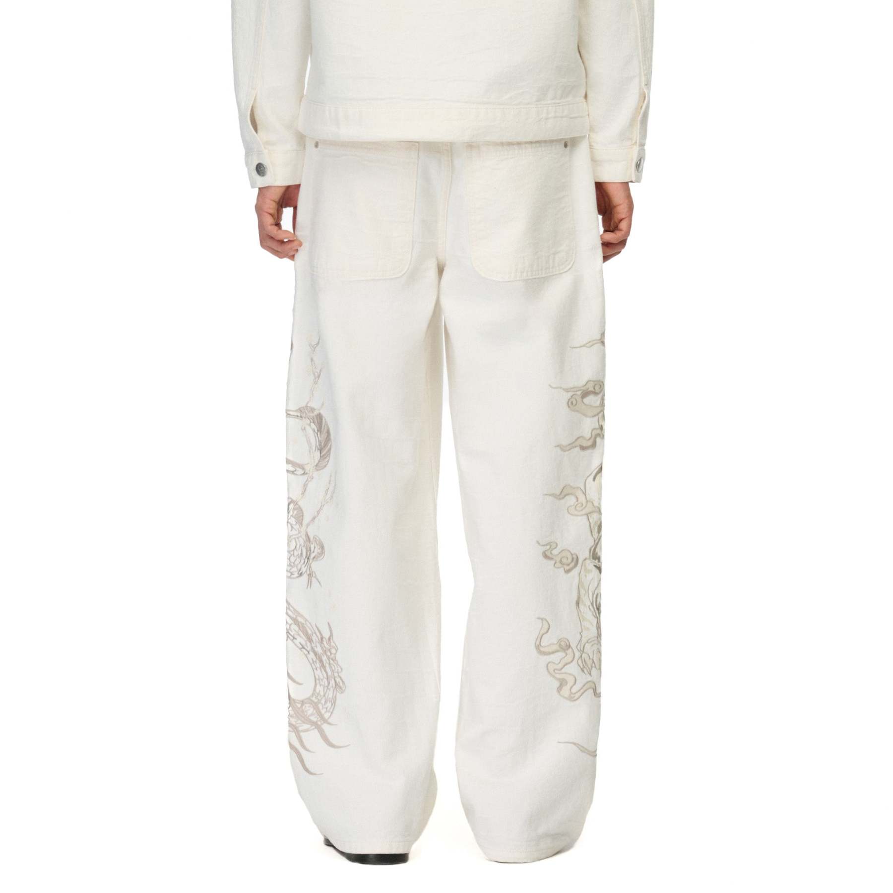 "yakuza" Denim off white-Fineriform