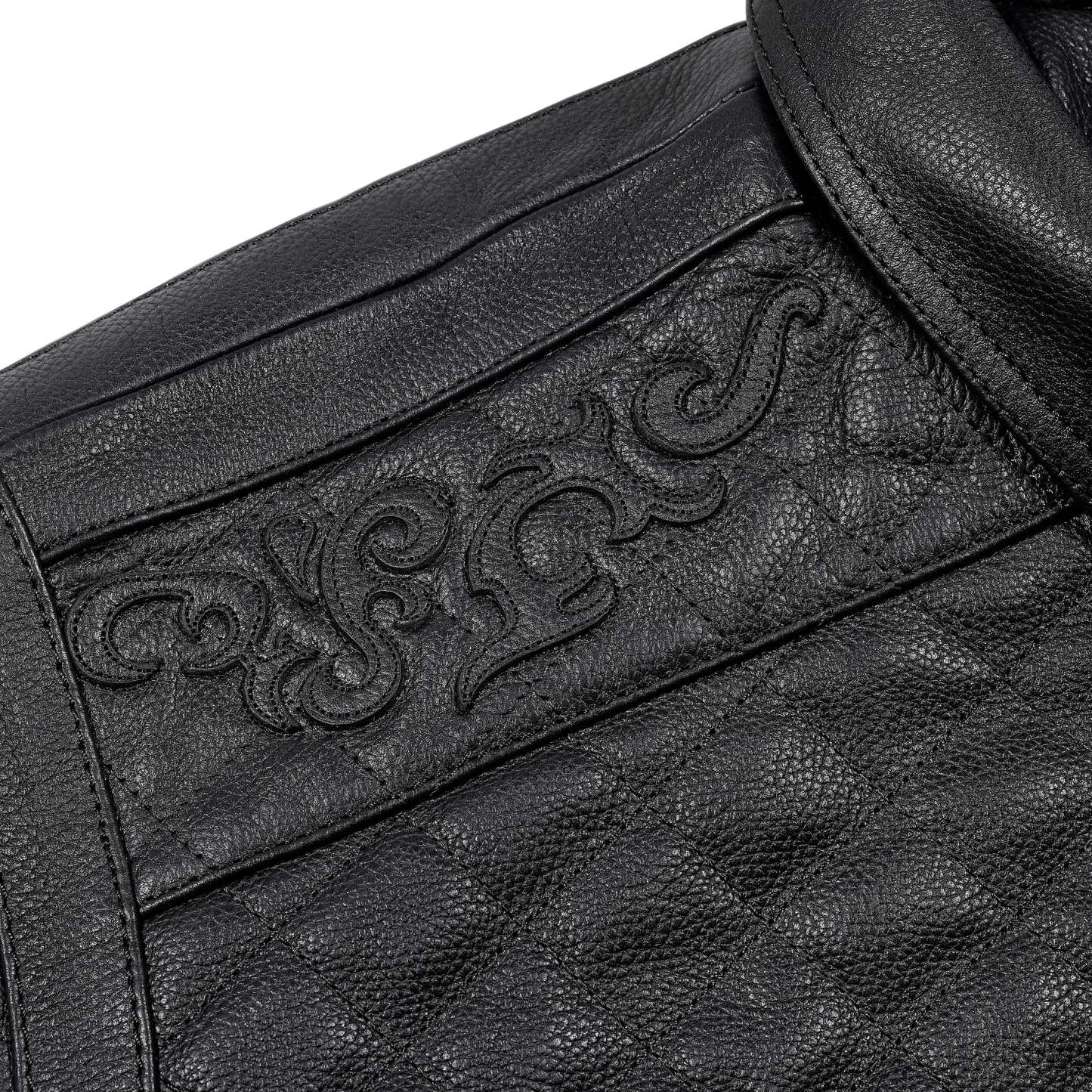 "western" leather Jacket-Fineriform