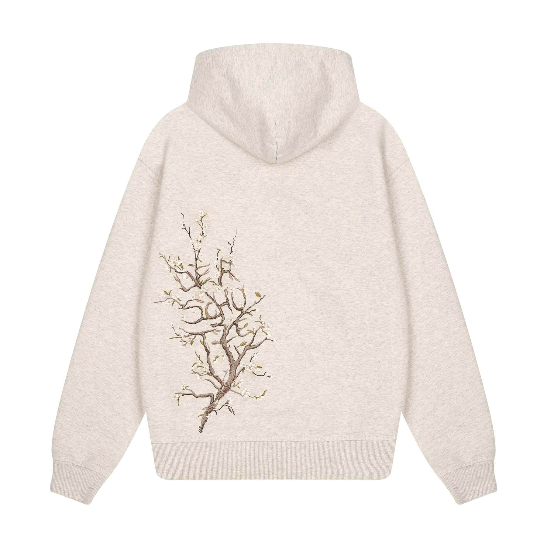 "blossom" Hoodie grey melange-Fineriform