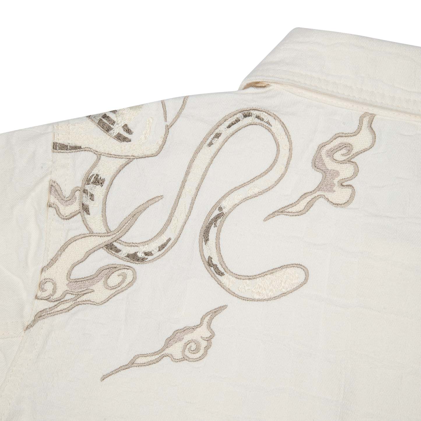 "yakuza" denim Jacket off white-Fineriform