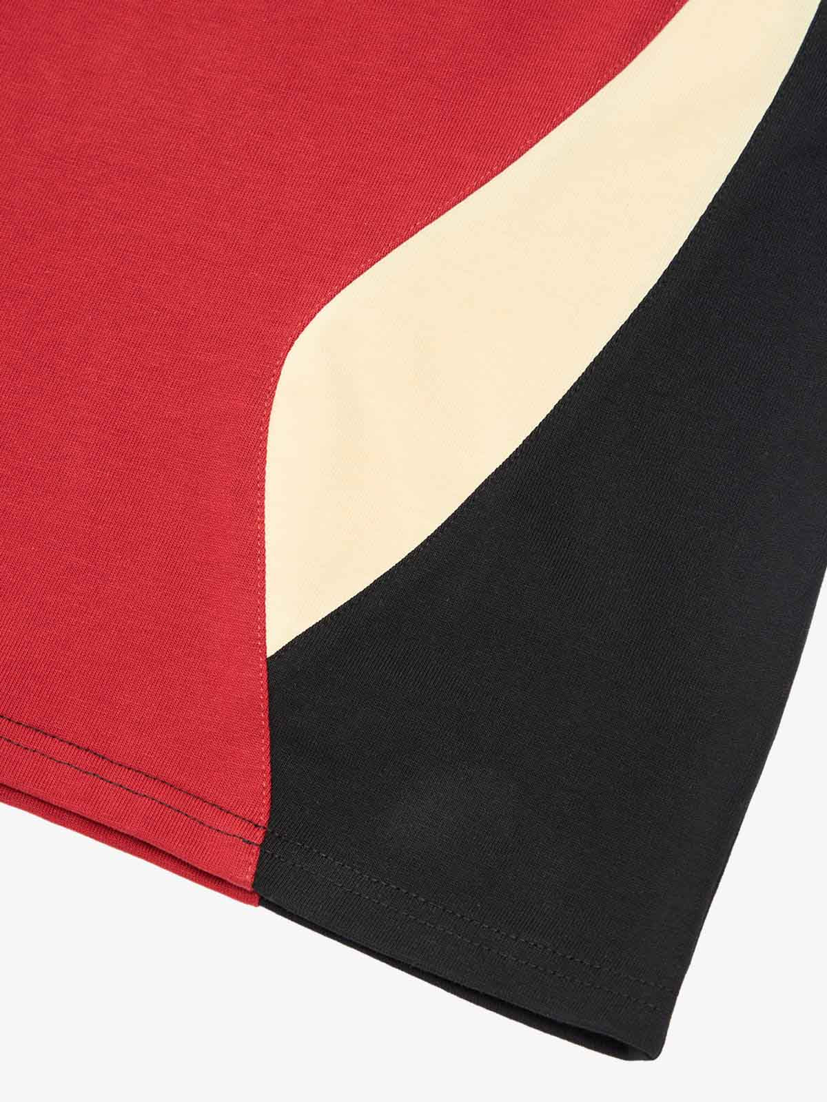 Original Retro Contrast Color Long-Sleeved T-Shirt-Fineriform