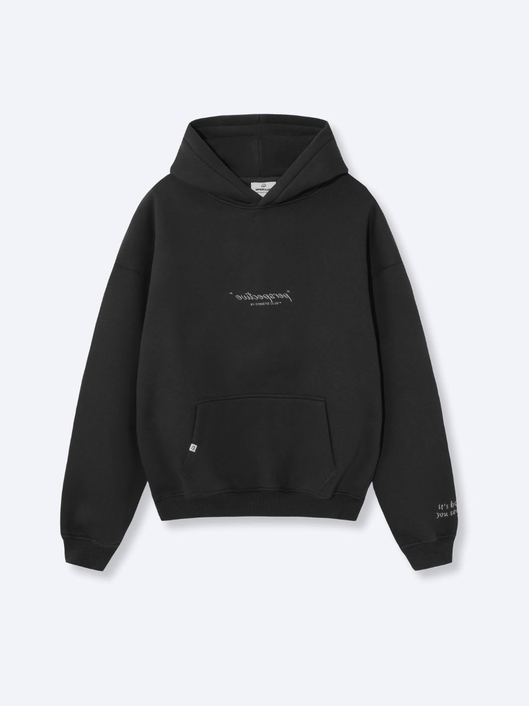 PERSPECTIVE HOODIE - FADED BLACK-Fineriform