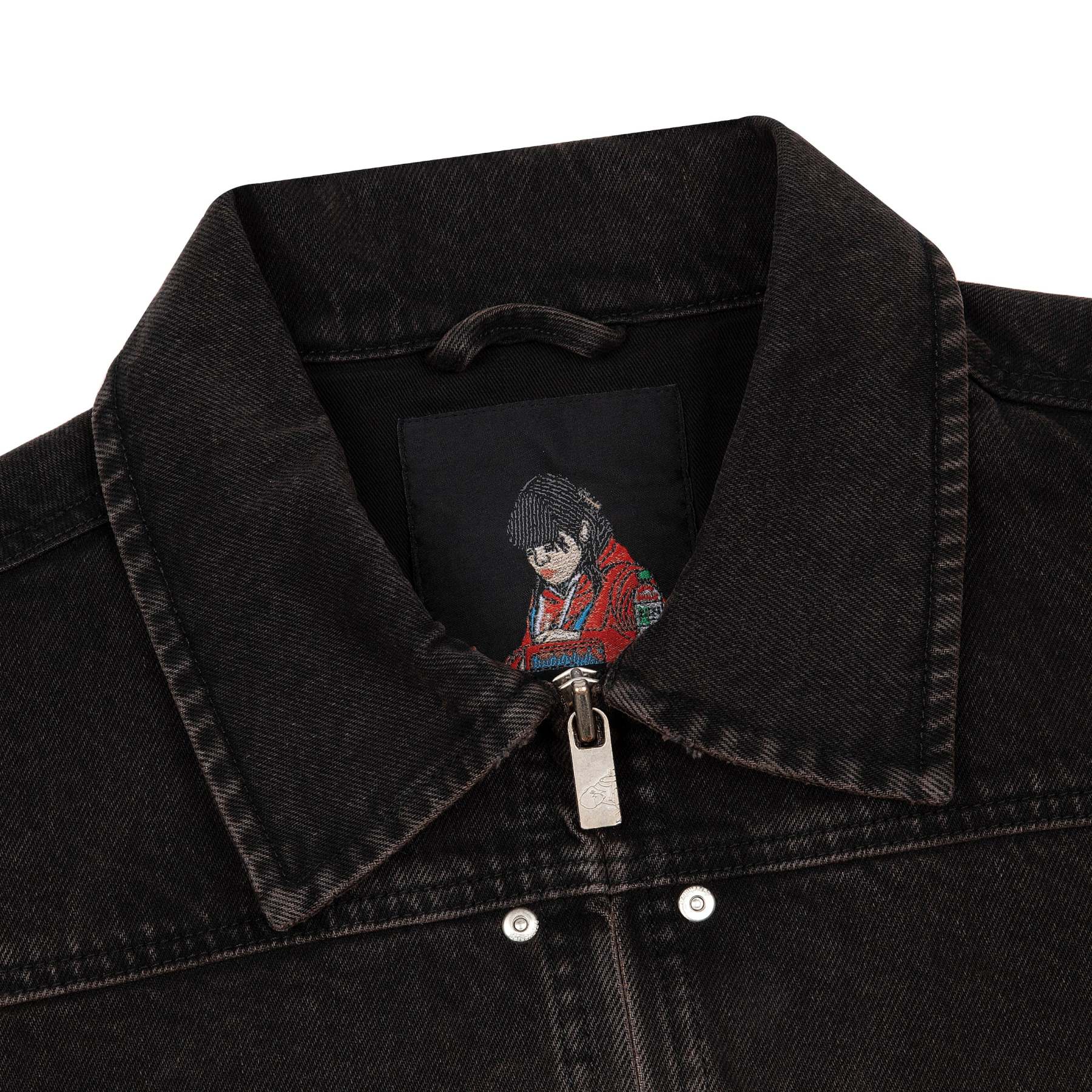 "jazz v2" denim Jacket black-Fineriform