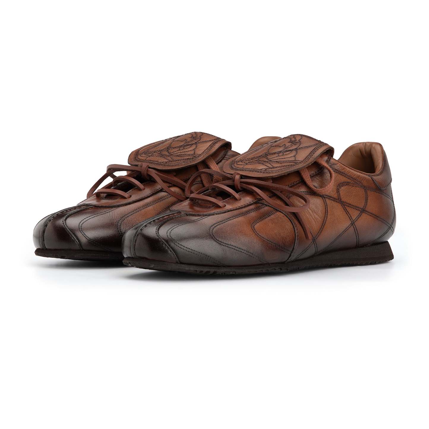 "yakuza" soccer shoes brown-Fineriform