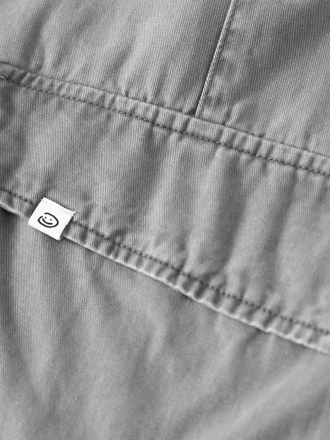 SMILEY LOGO PARACHUTE PANTS - SAGE-Fineriform