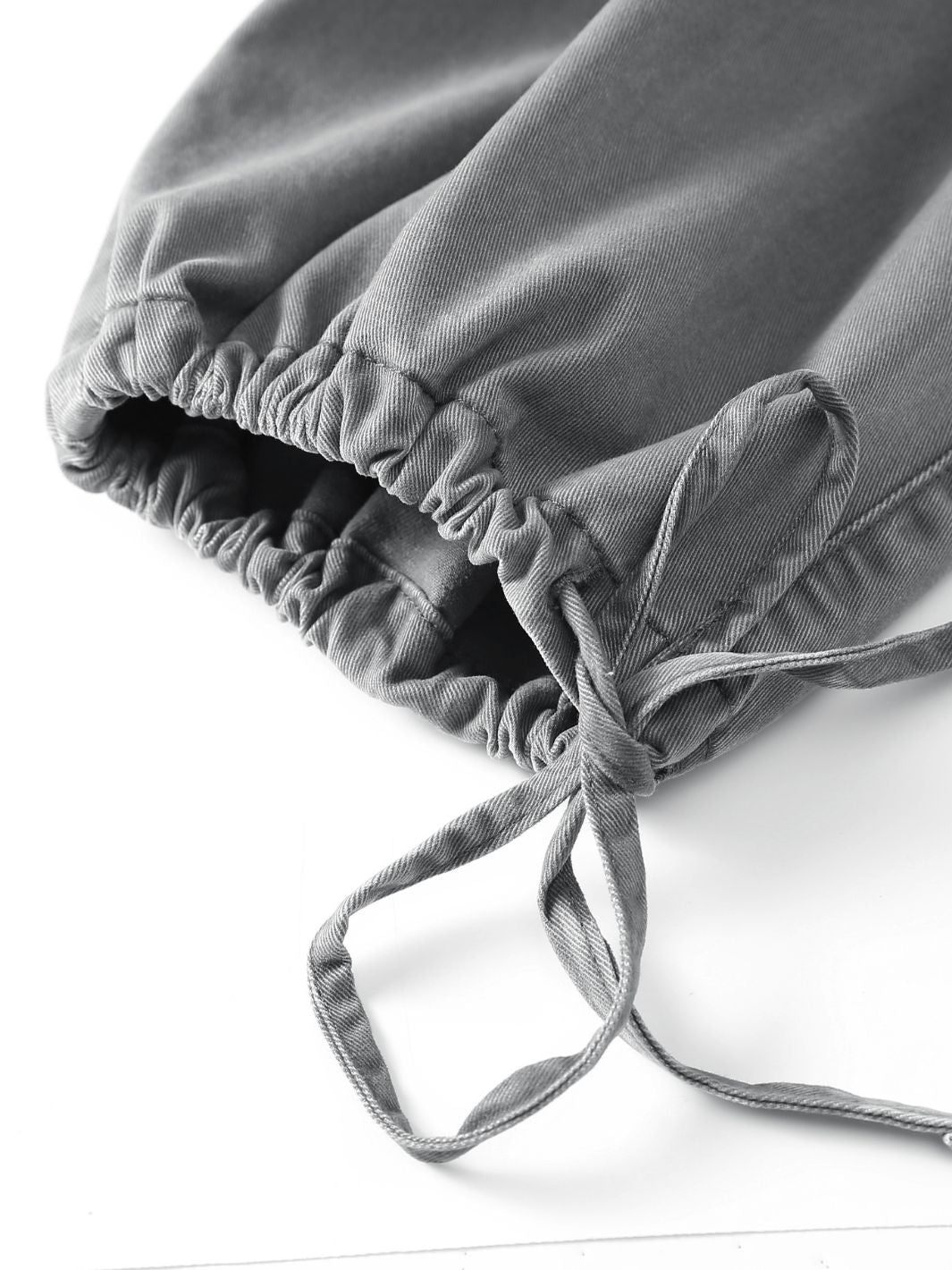 SMILEY LOGO PARACHUTE PANTS - SAGE-Fineriform