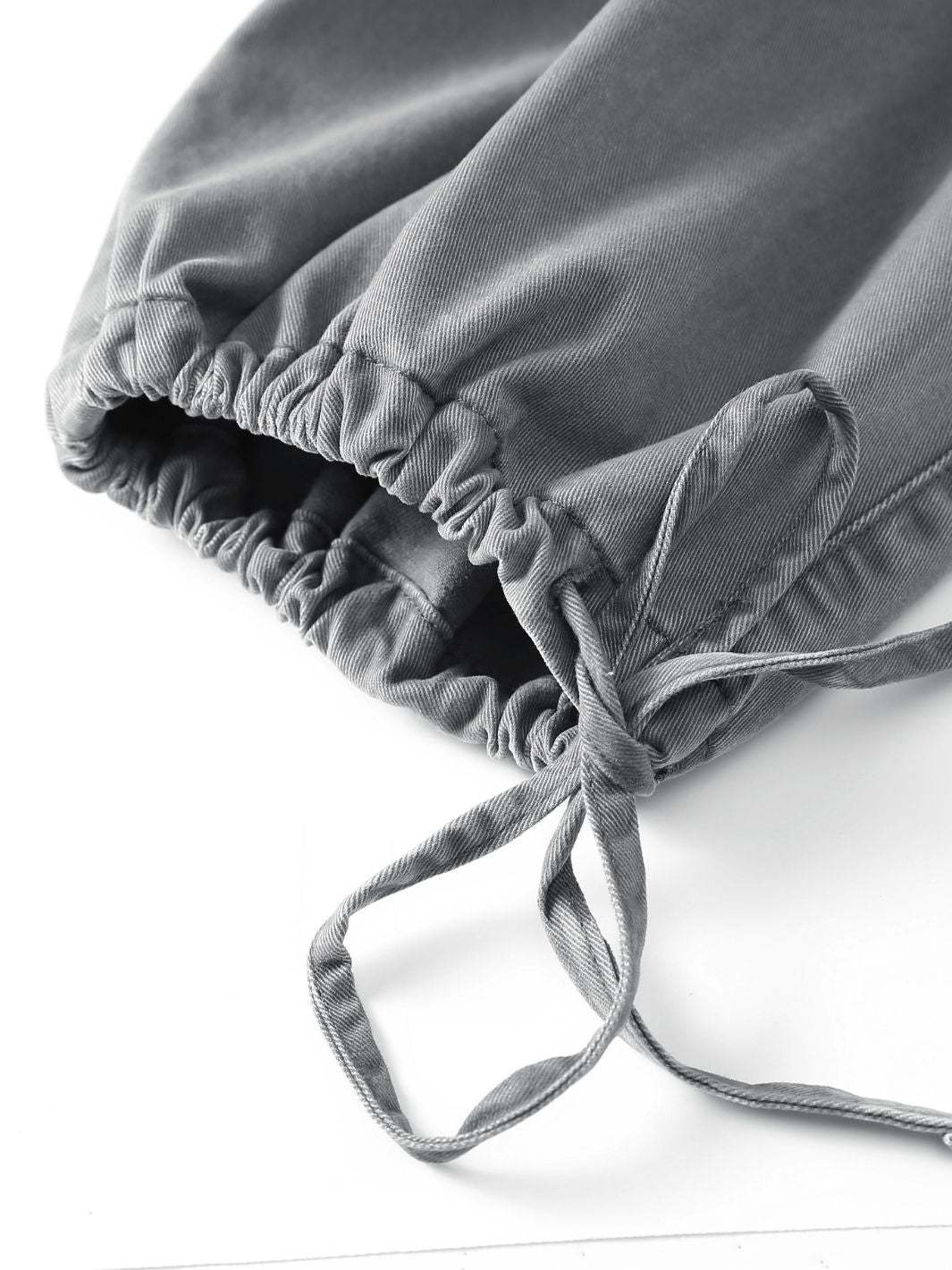 SMILEY LOGO PARACHUTE PANTS - SAGE-Fineriform