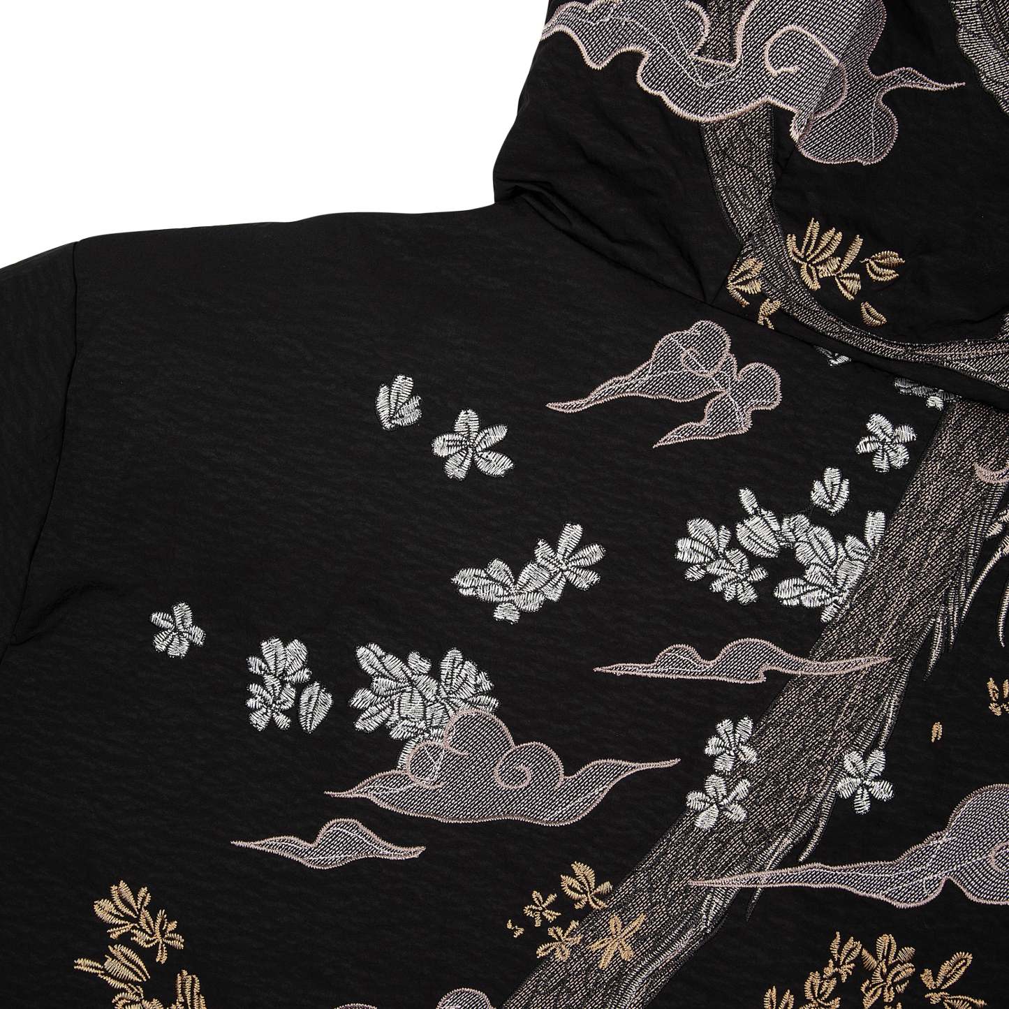 "yakuza" down Puffer jacket black-Fineriform