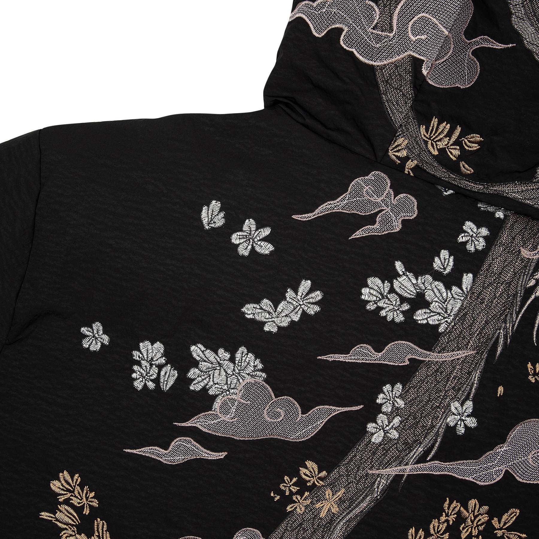 "yakuza" down Puffer jacket black-Fineriform