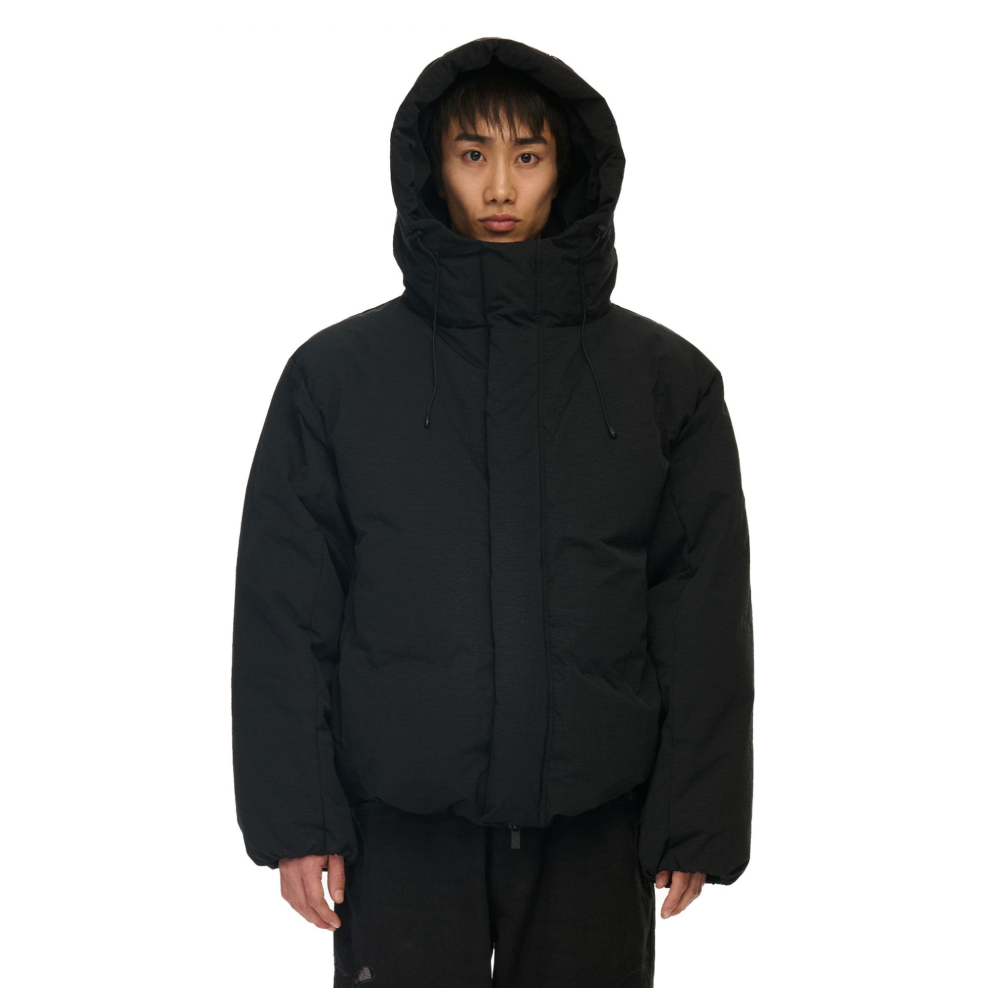 "yakuza" down Puffer jacket black-Fineriform