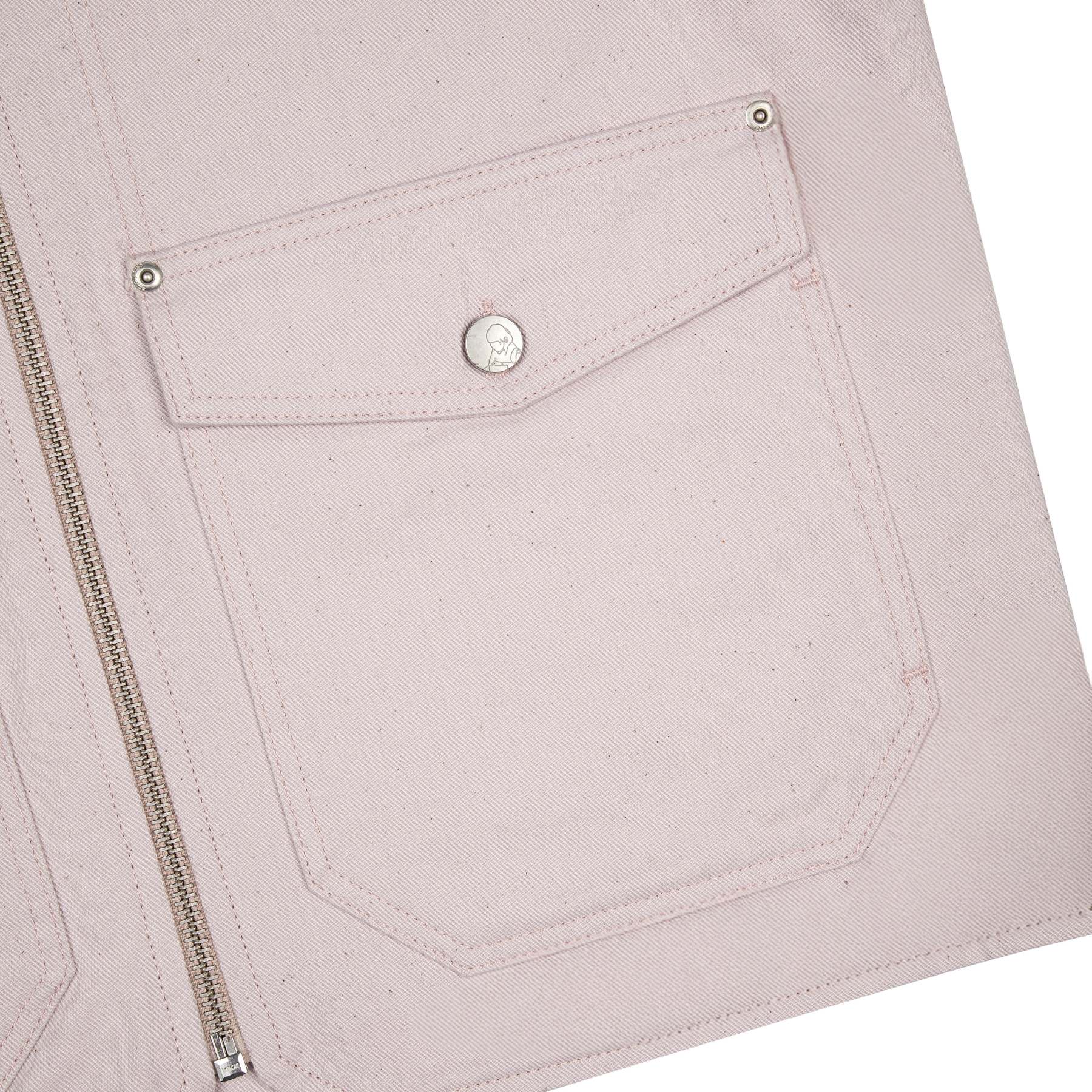 "blossom v3" denim Vest-Fineriform