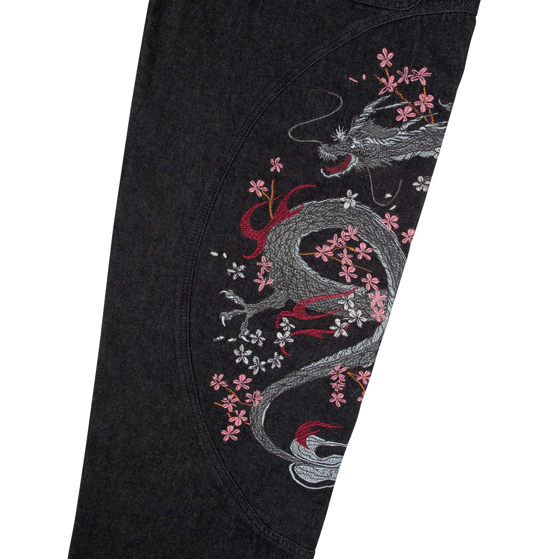 "yakuza" raw Denim black 02-Fineriform