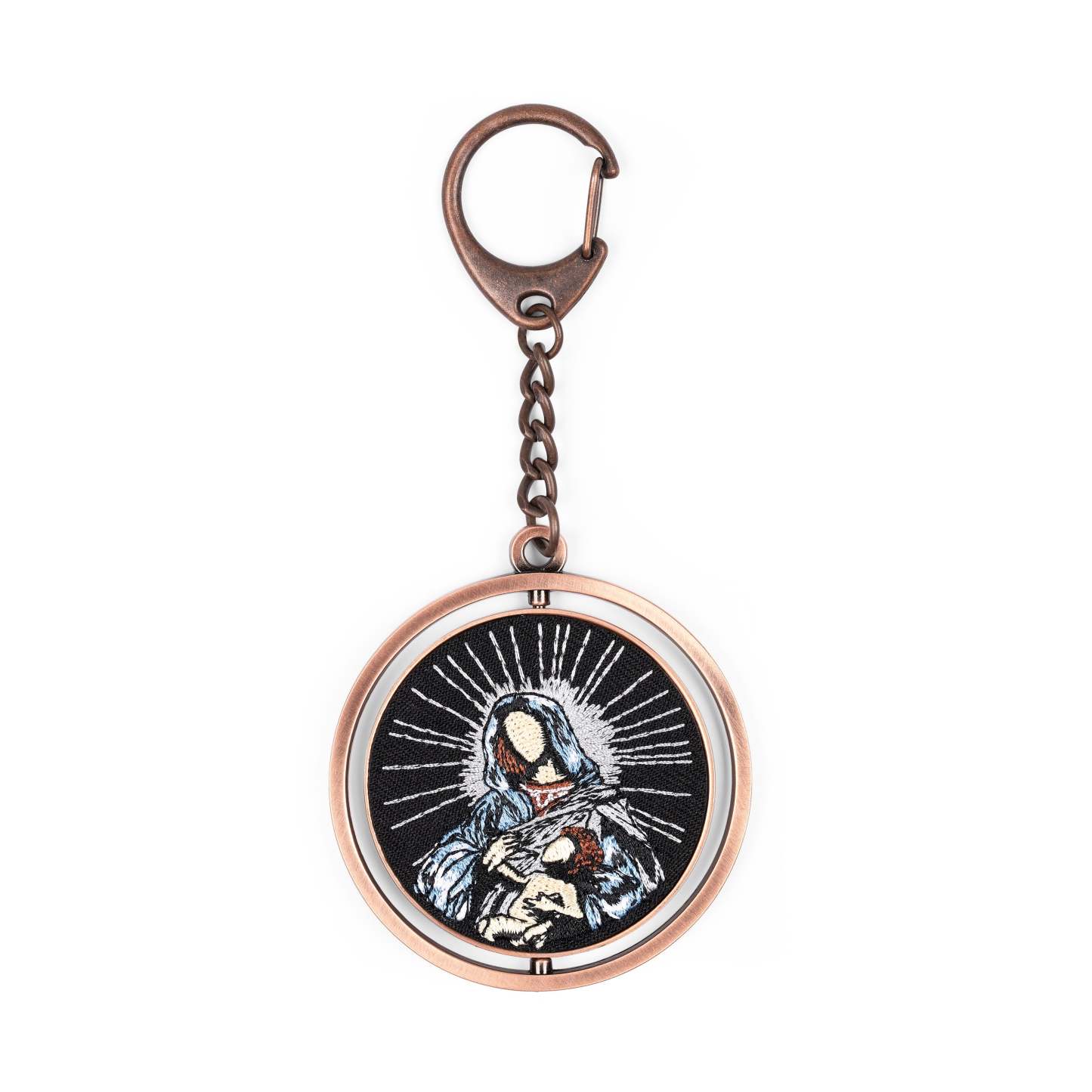 "awakening v2" round keychain-Fineriform