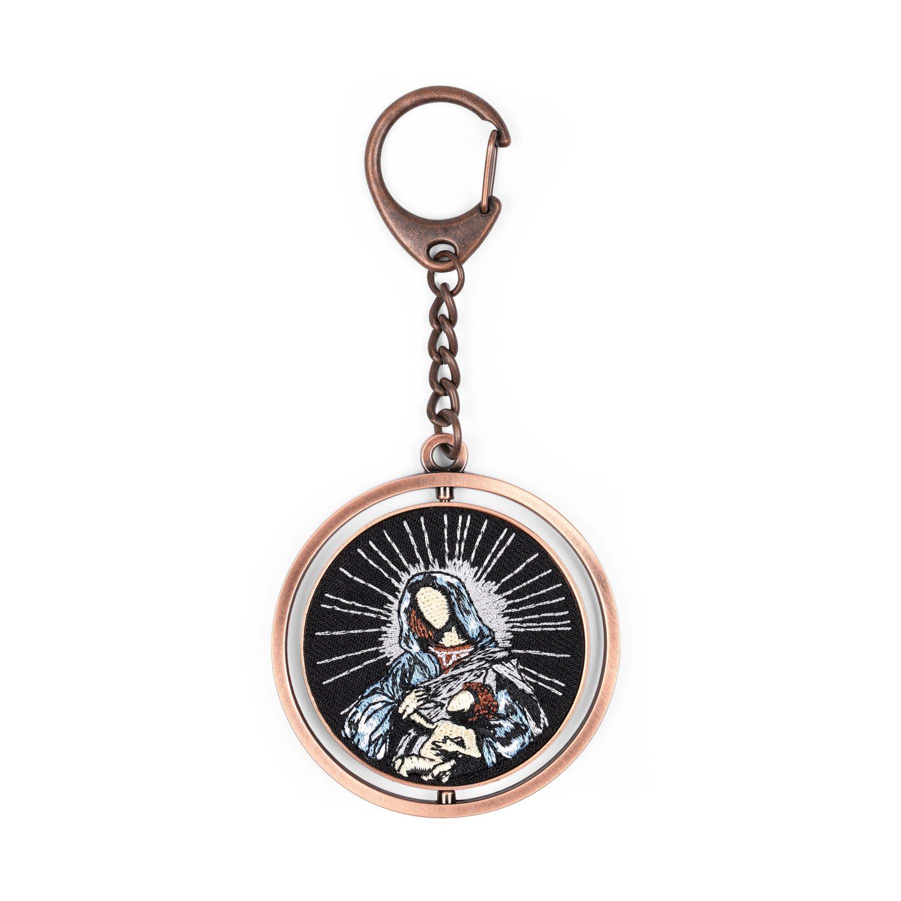 "awakening v2" round keychain-Fineriform