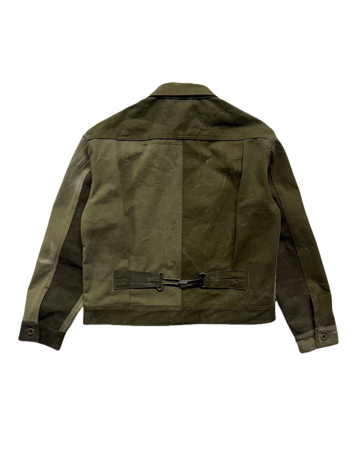 Vintage Patchwork Military Jacket-Fineriform