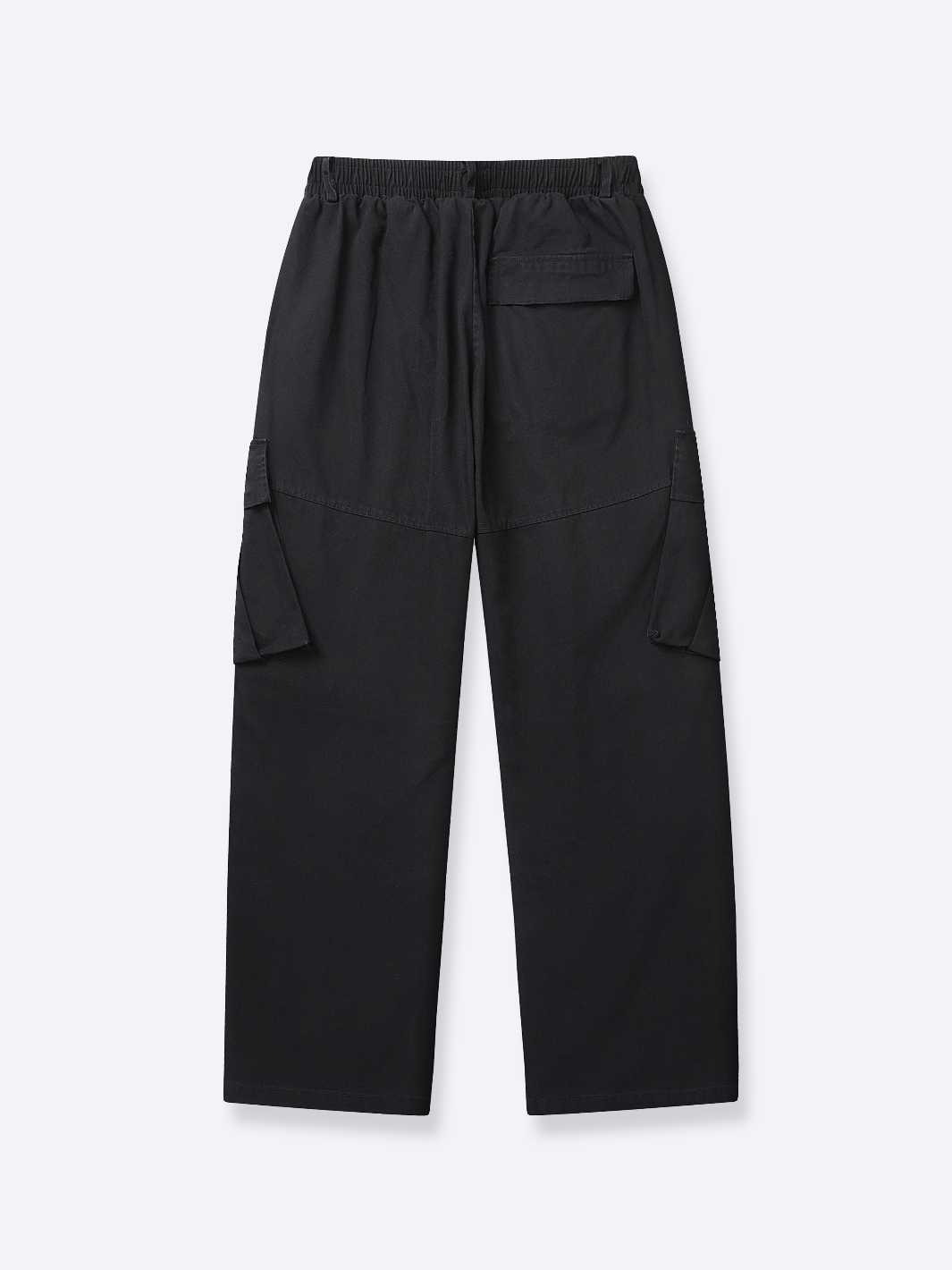 BAGGY CARGO PANTS - BLACK-Fineriform