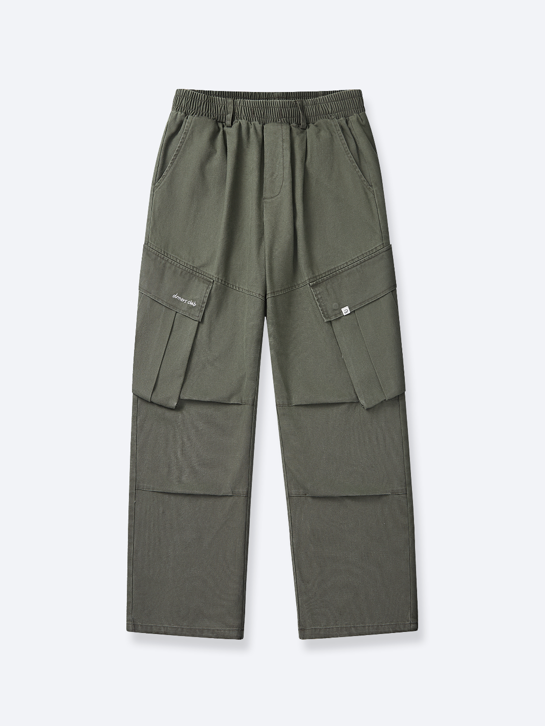 BAGGY CARGO PANTS - ARMY GREEN-Fineriform