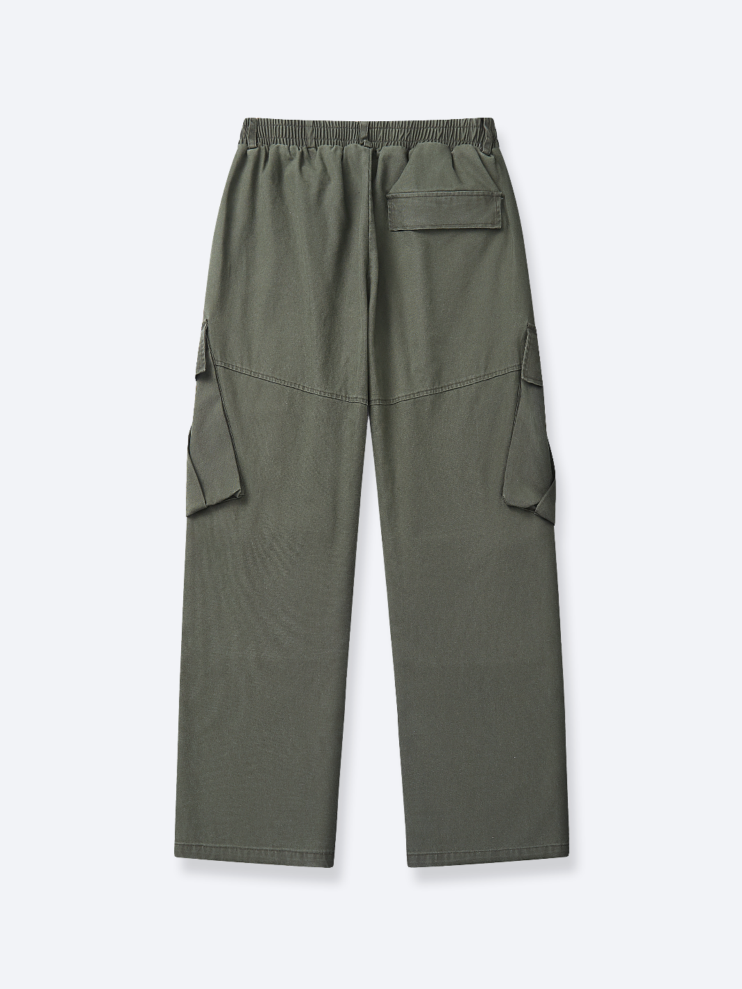 BAGGY CARGO PANTS - ARMY GREEN-Fineriform