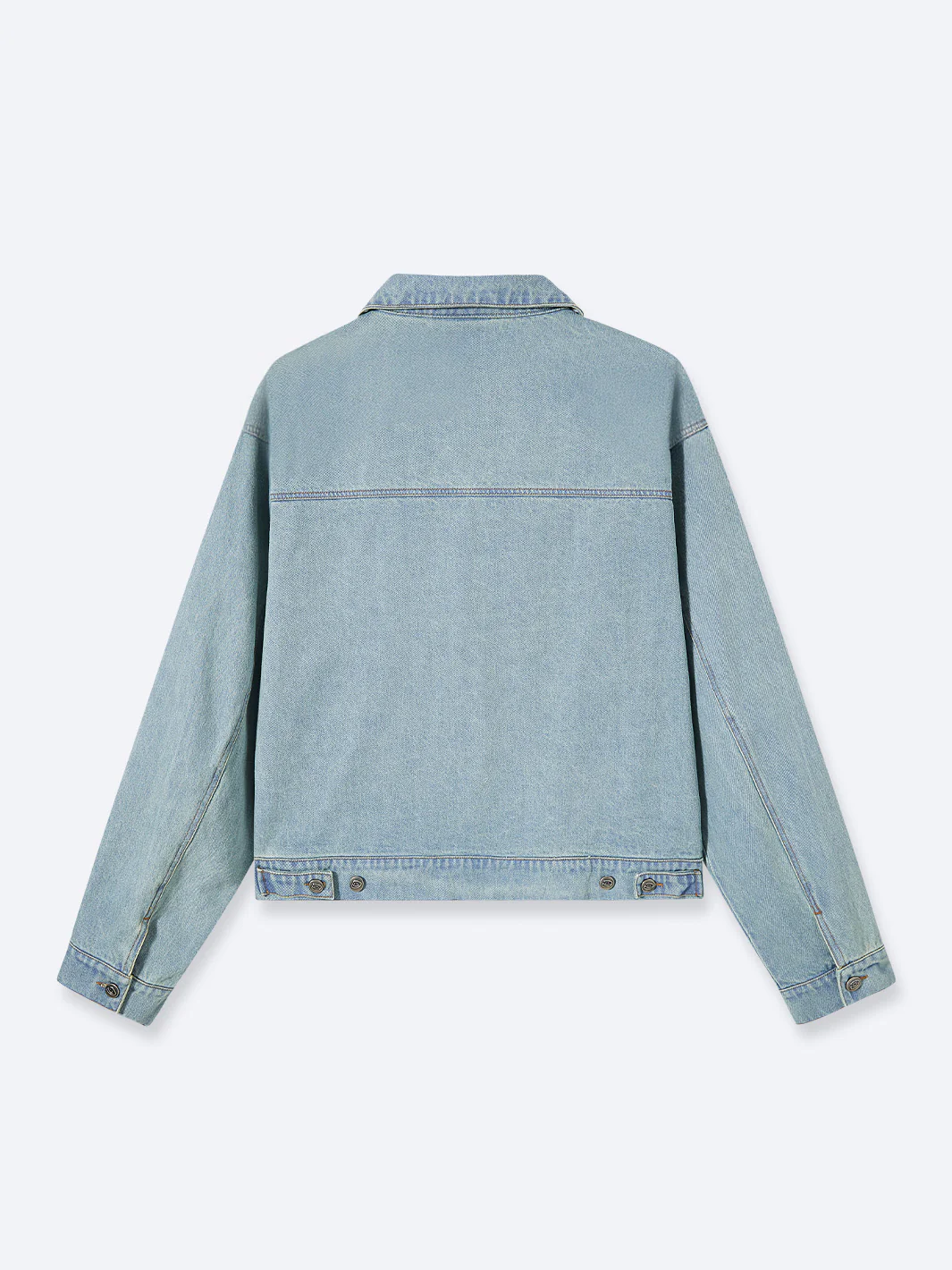 CREATIVE DEPT DENIM WORK JACKET - BLUE (FRONT PRINT)-Fineriform