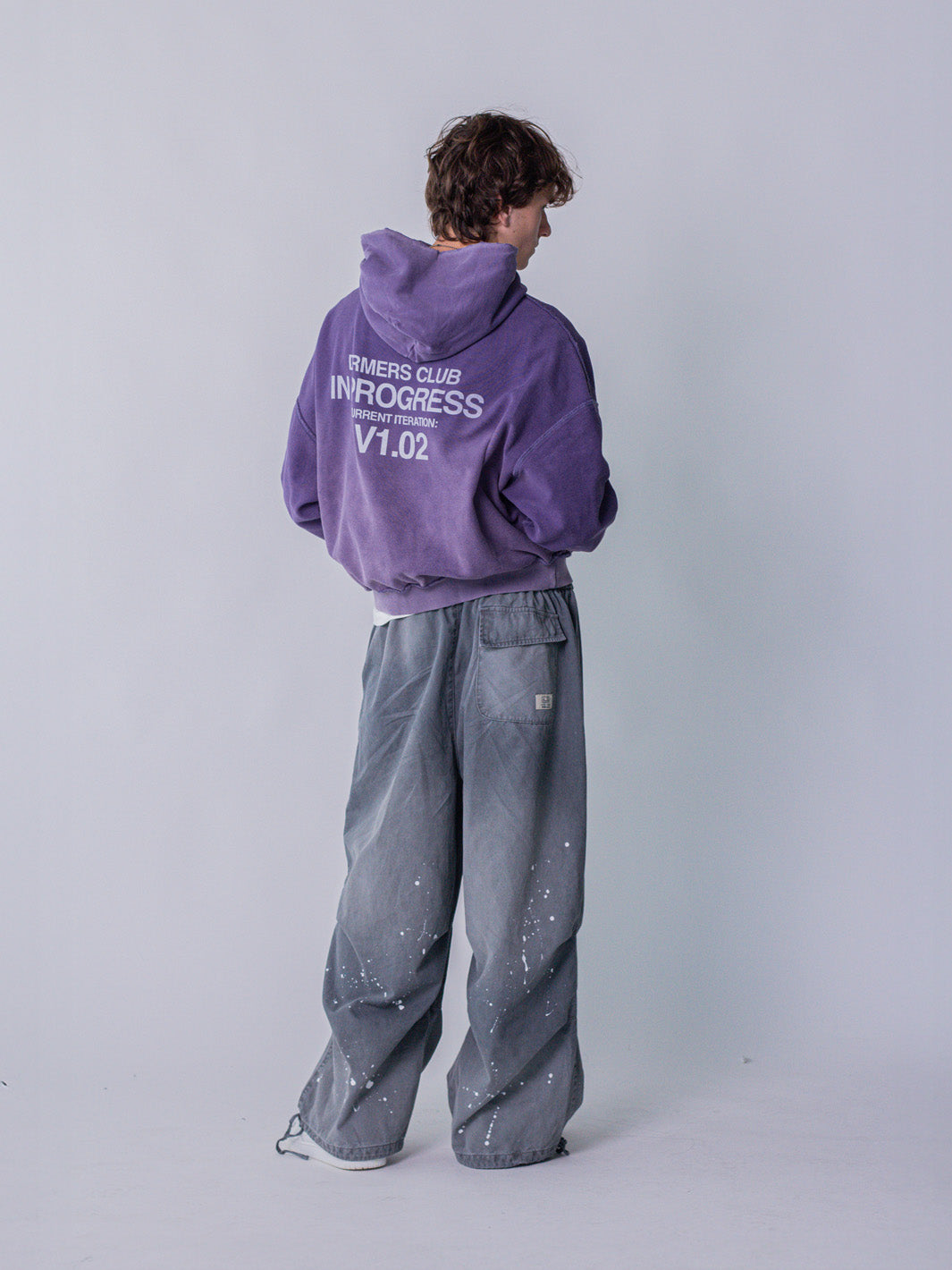 IN PROGRESS REVERSIBLE HOODIE - AMETHYST-Fineriform